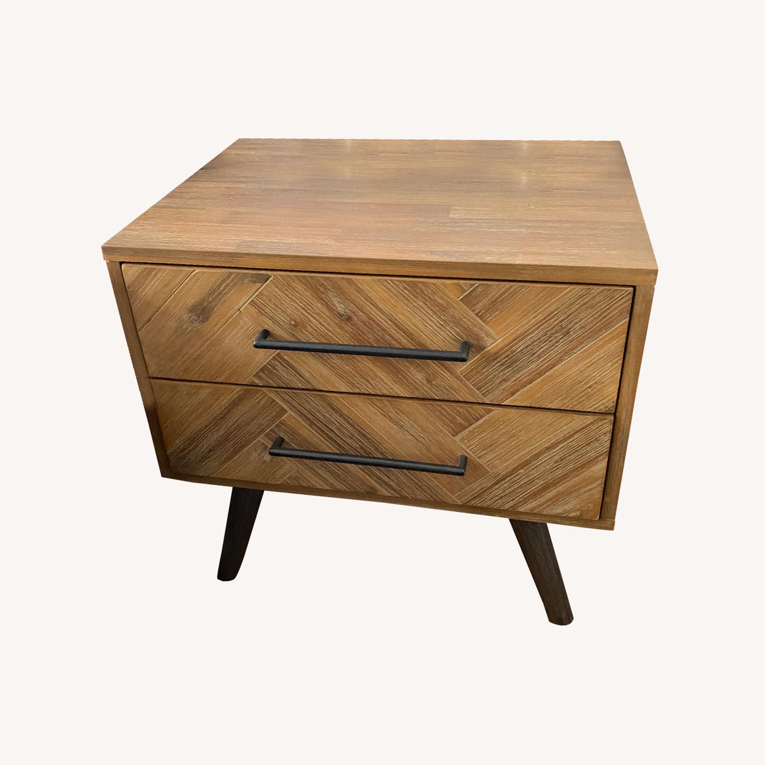 Wayfair Pair of Solid Wood TwoDrawer Nightstand AptDeco