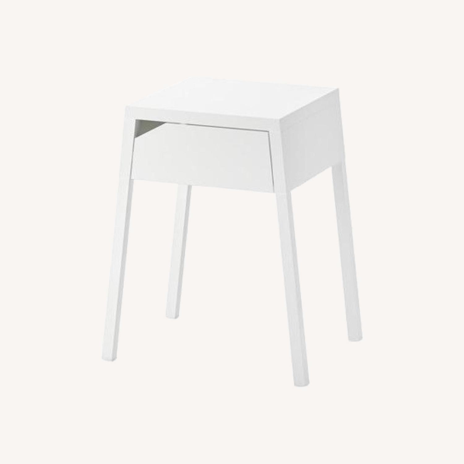 IKEA SELJE Bedside Table White AptDeco