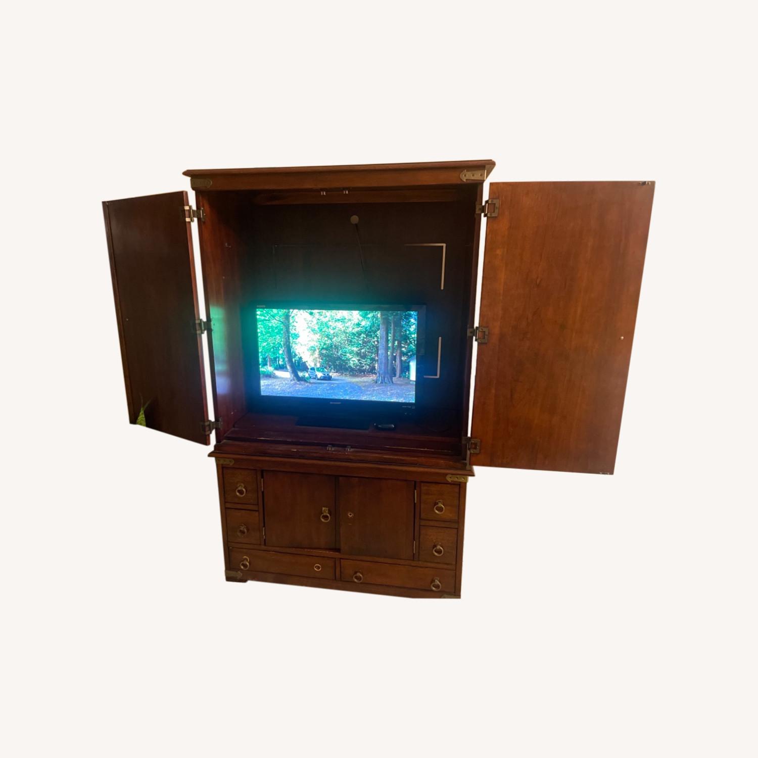 Arhaus Wood Media Center AptDeco