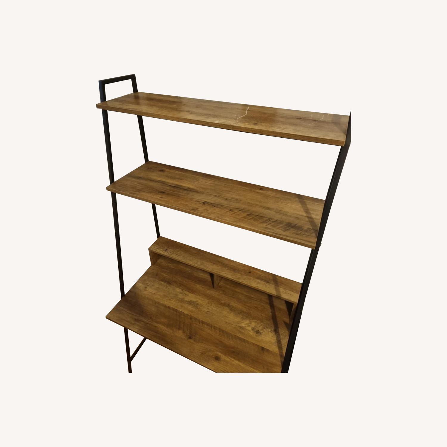 Wooden Ladder Desk AptDeco