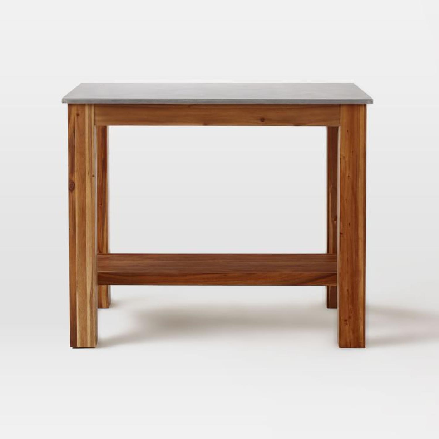 West Elm Rustic Kitchen Island - image-4