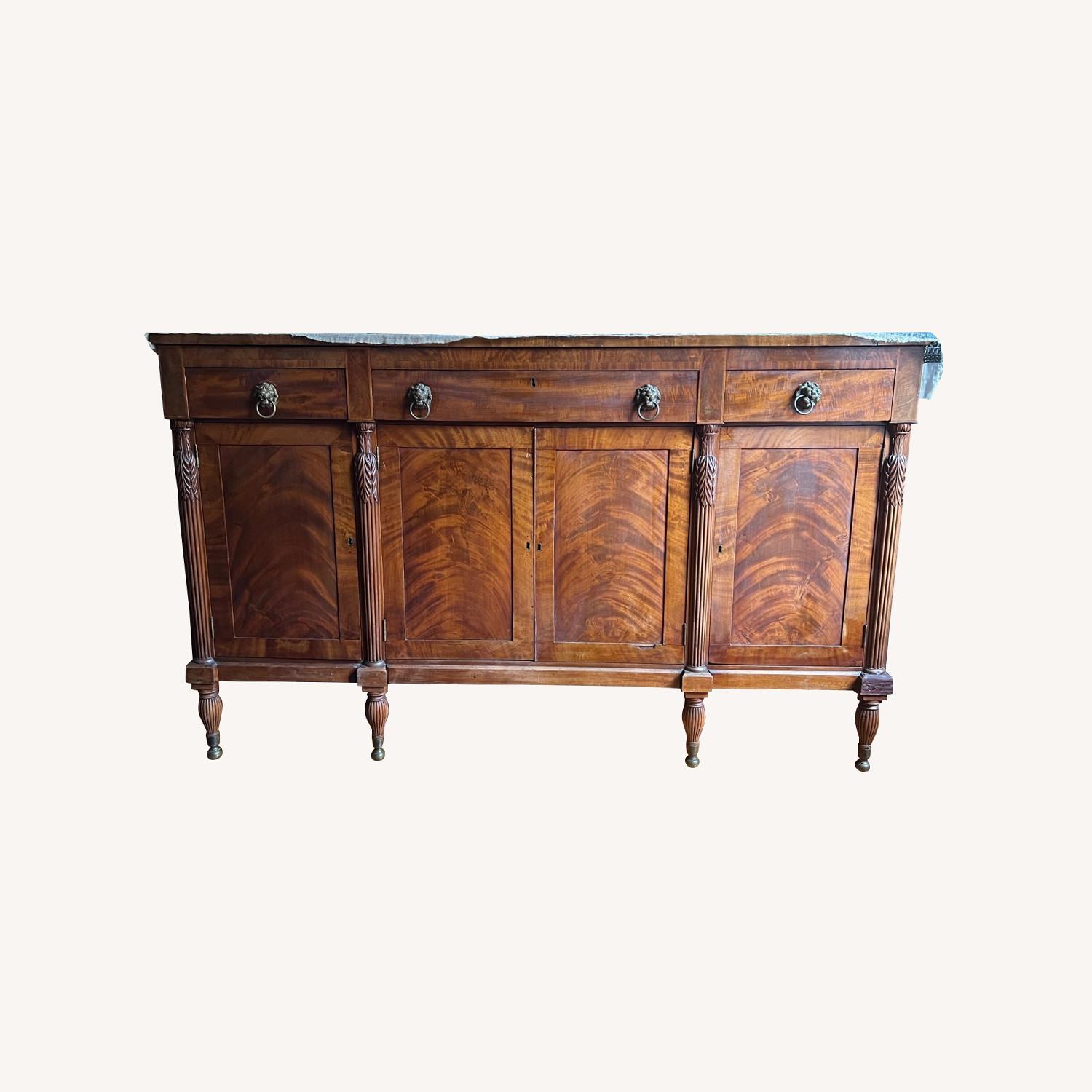 Antique Mahogany Sideboard - image-0