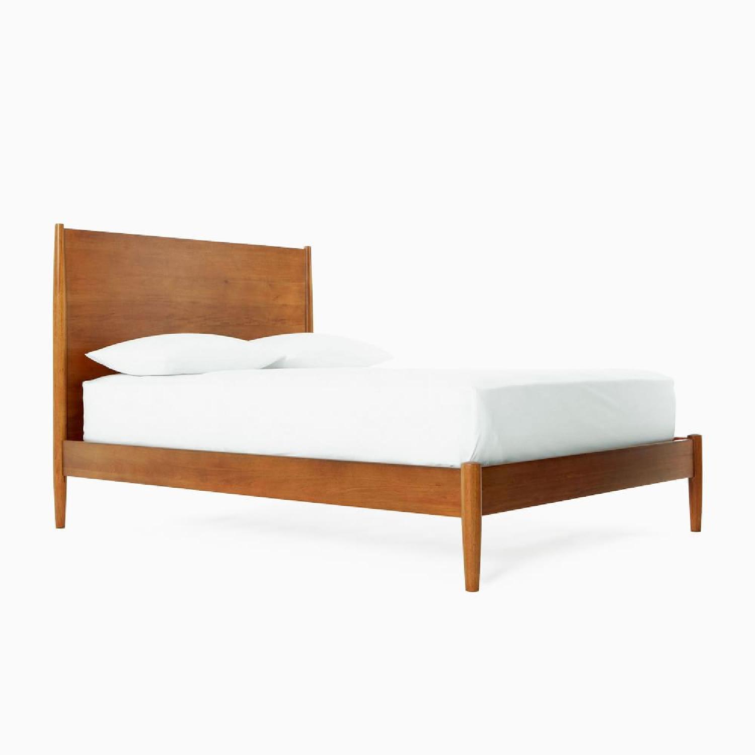 West Elm Mid-Century Queen Bed (Acorn) - image-5
