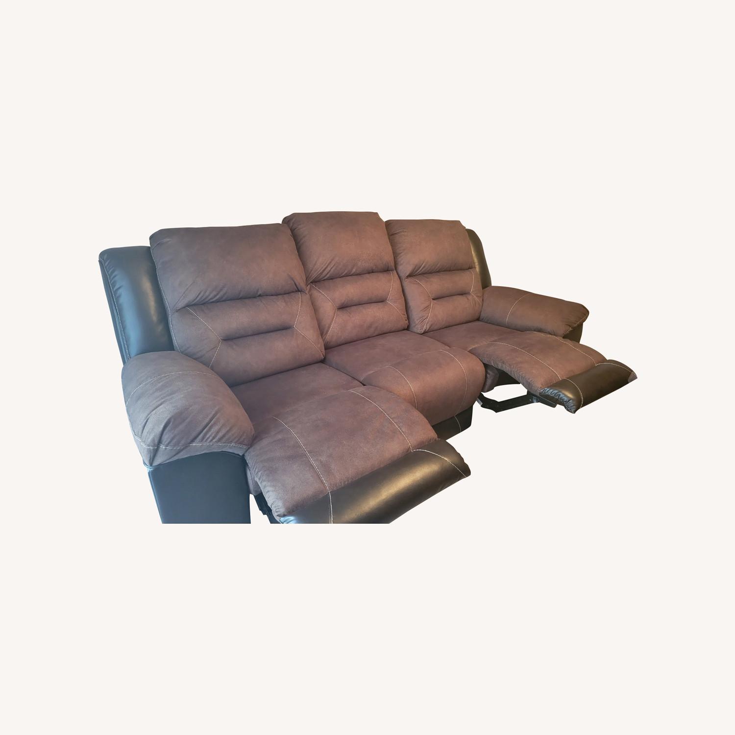 Ashley Furniture Three Seater Recliner Couch AptDeco