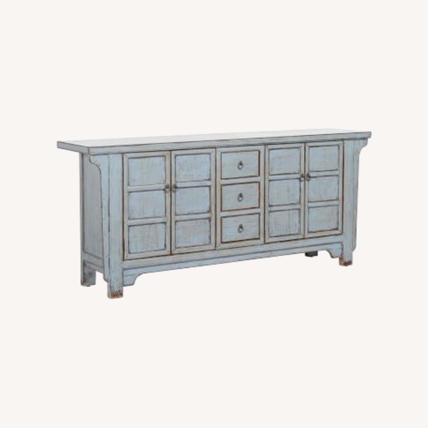 Pottery Barn Laramie River Blue Buffet - image-0