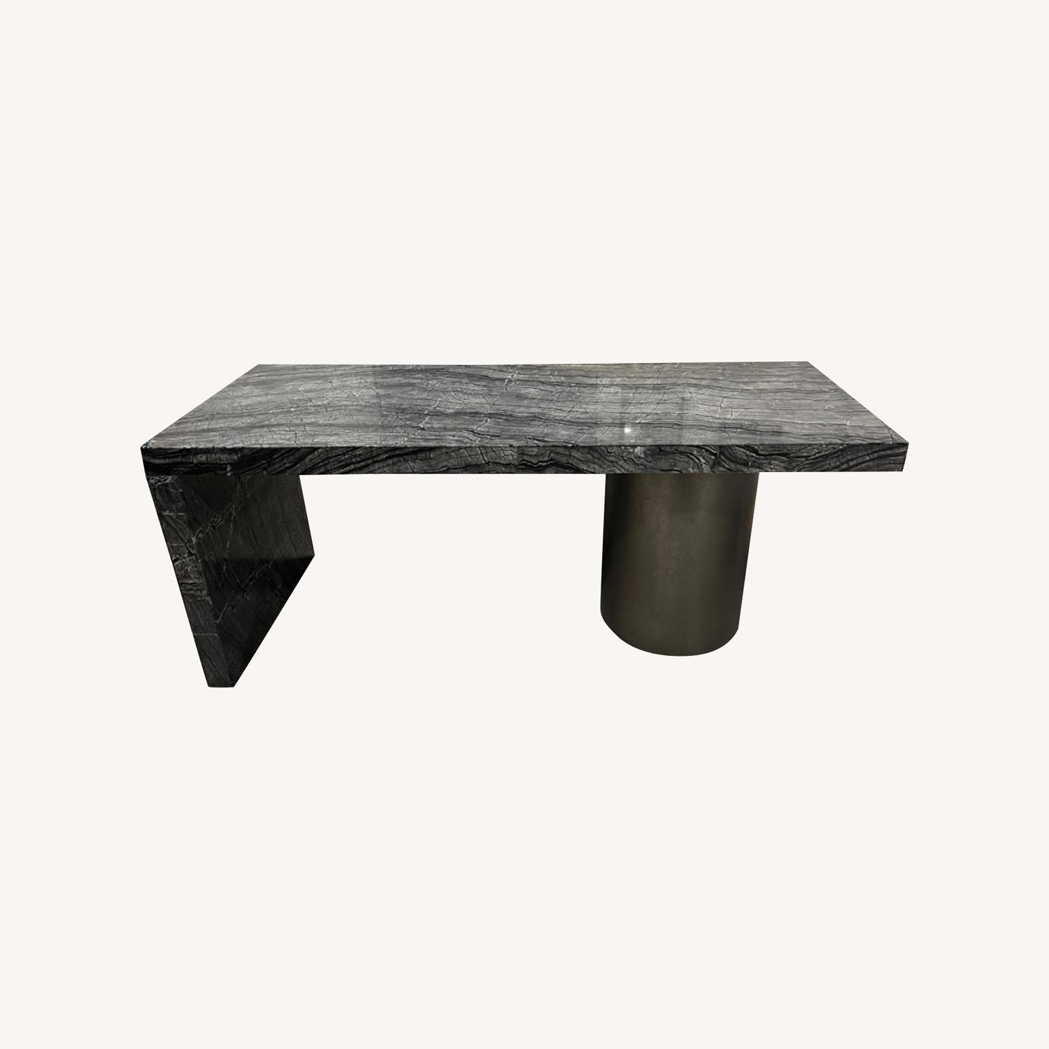 Bernhardt Lines Stone Desk - image-0