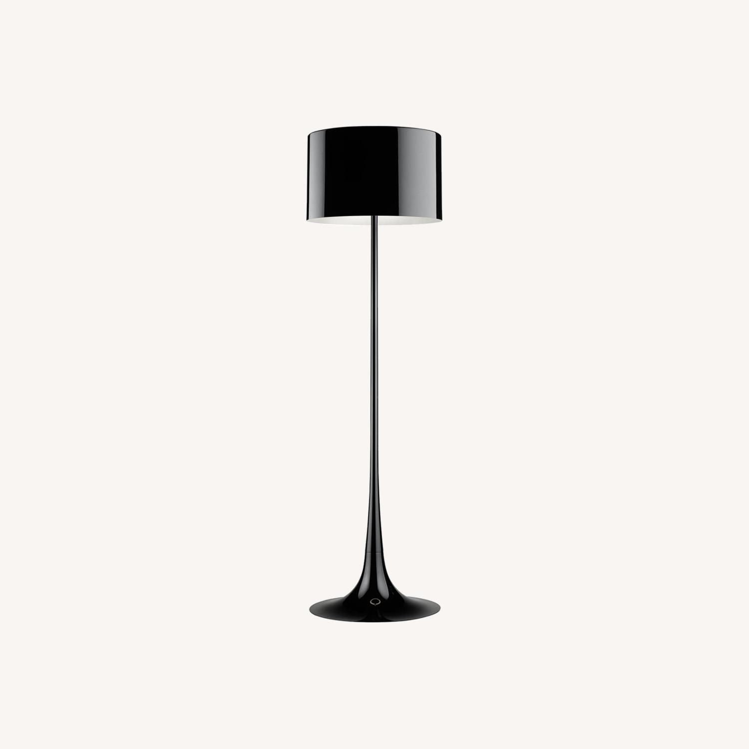 Flos Black Spun Light Floor Lamp, Italy - image-0