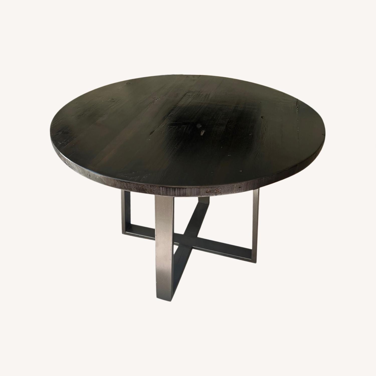 Urban Wood Goods Handcrafted Round Wood Table - image-0