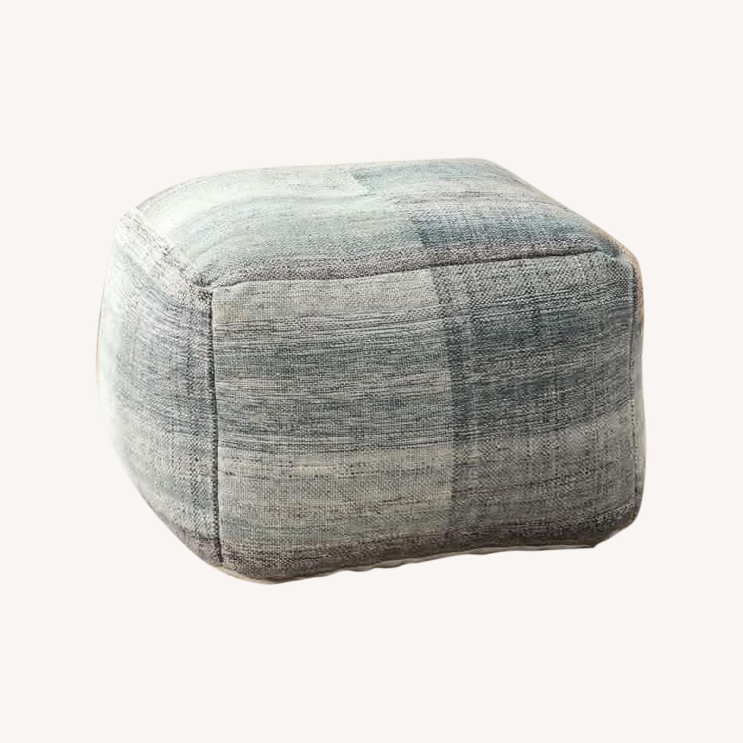 Pottery Barn Zuri Textured Pouf - image-0