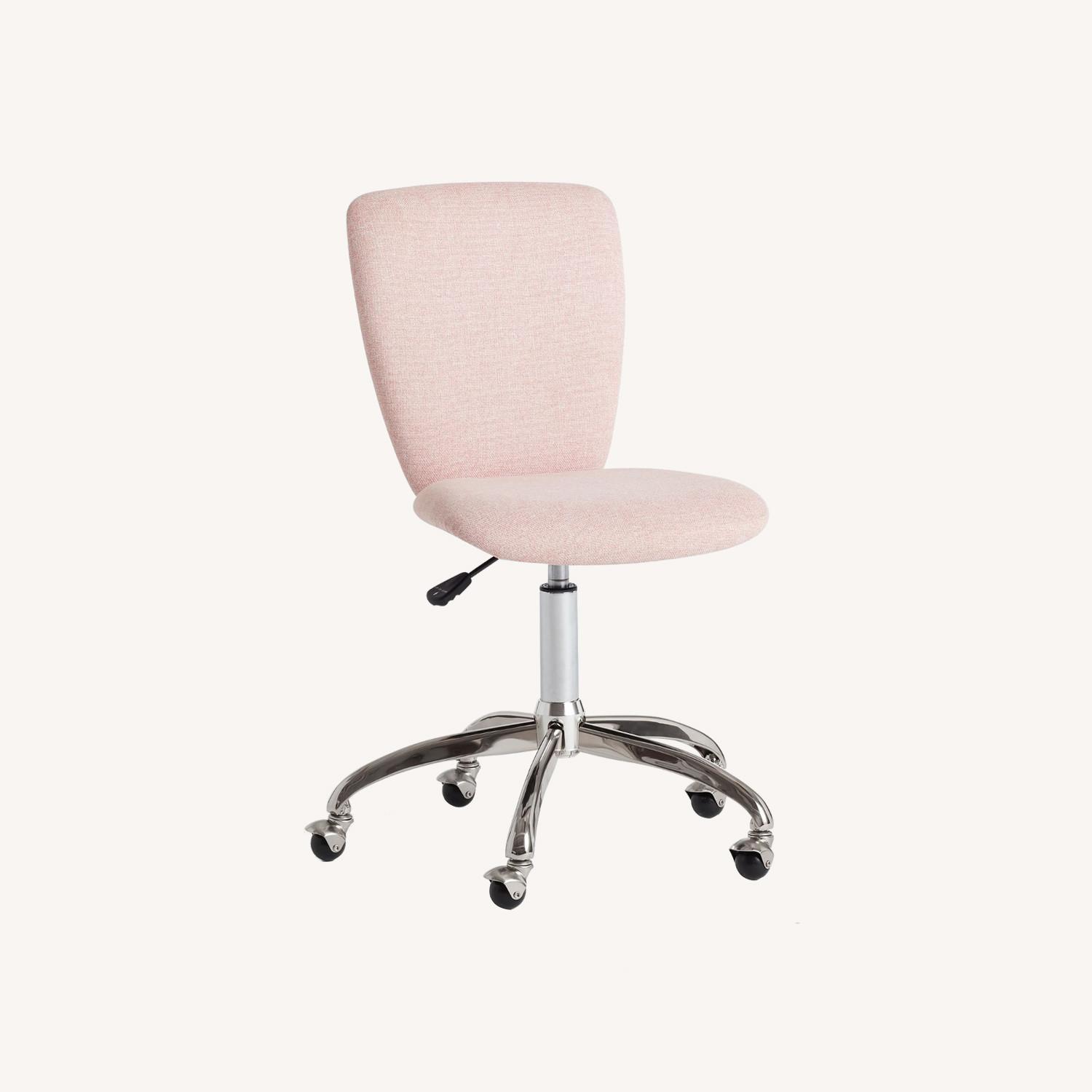 Pottery Barn Square Upholstered Desk Chair - image-0