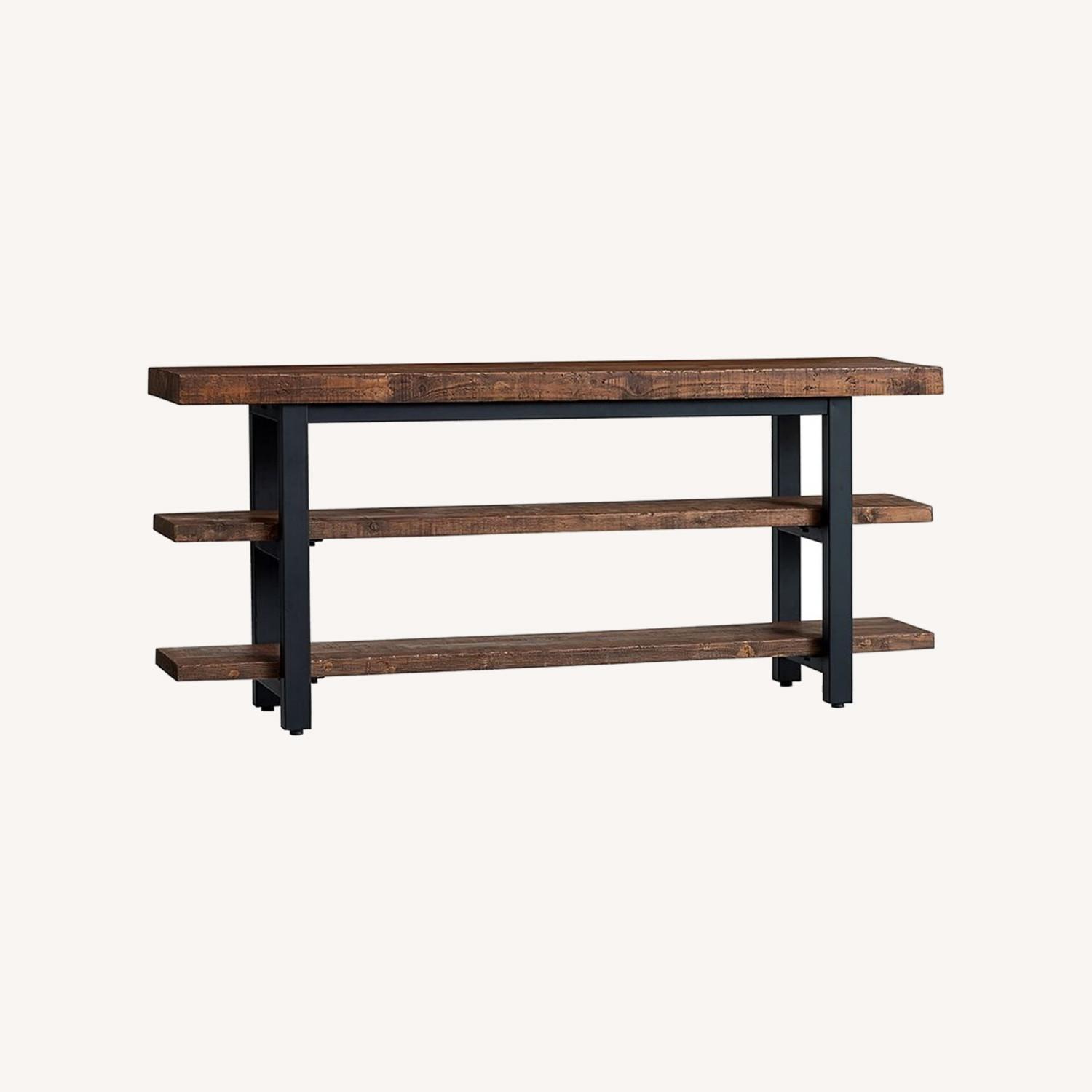 Pottery Barn Griffin 70" Reclaimed Wood Media Console AptDeco