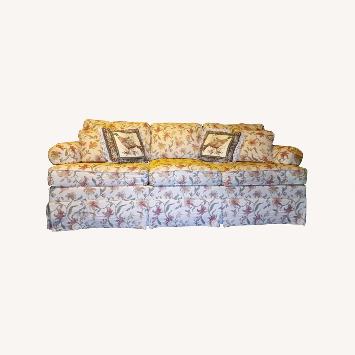 Ethan Allen Built in Dudley Sofa AptDeco