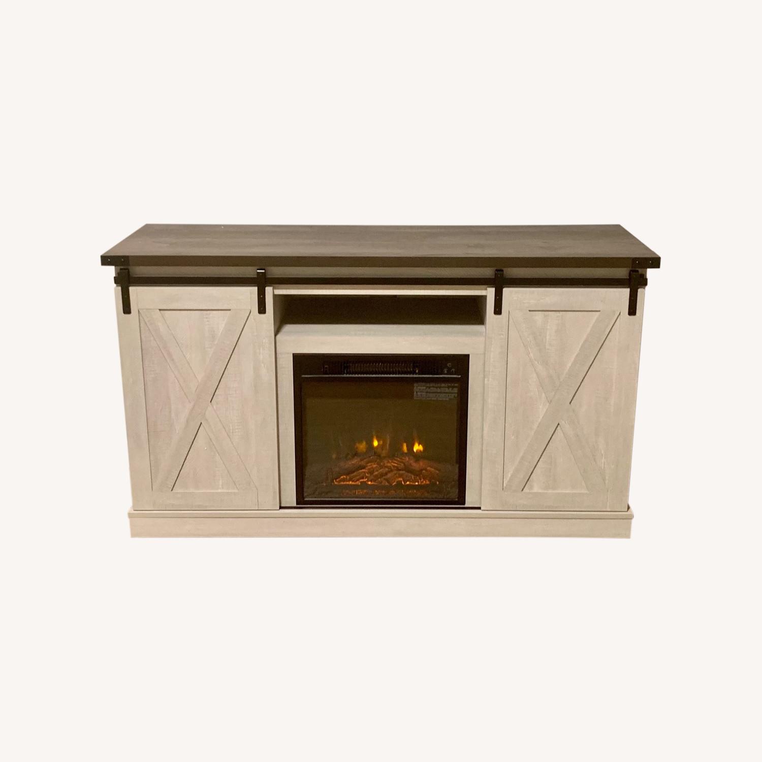 Wayfair Entertainment Center with Fireplace AptDeco