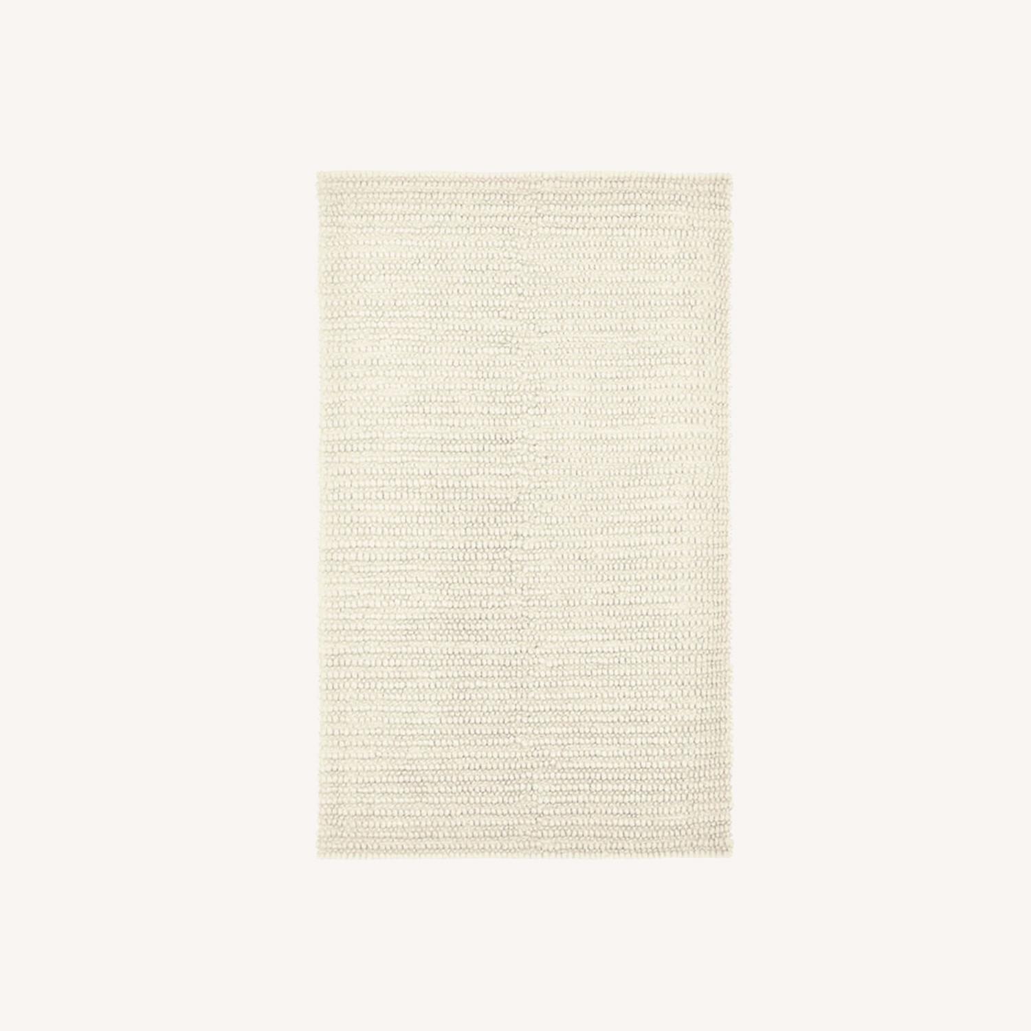 Pottery Barn Textured Wool Rug Natural AptDeco