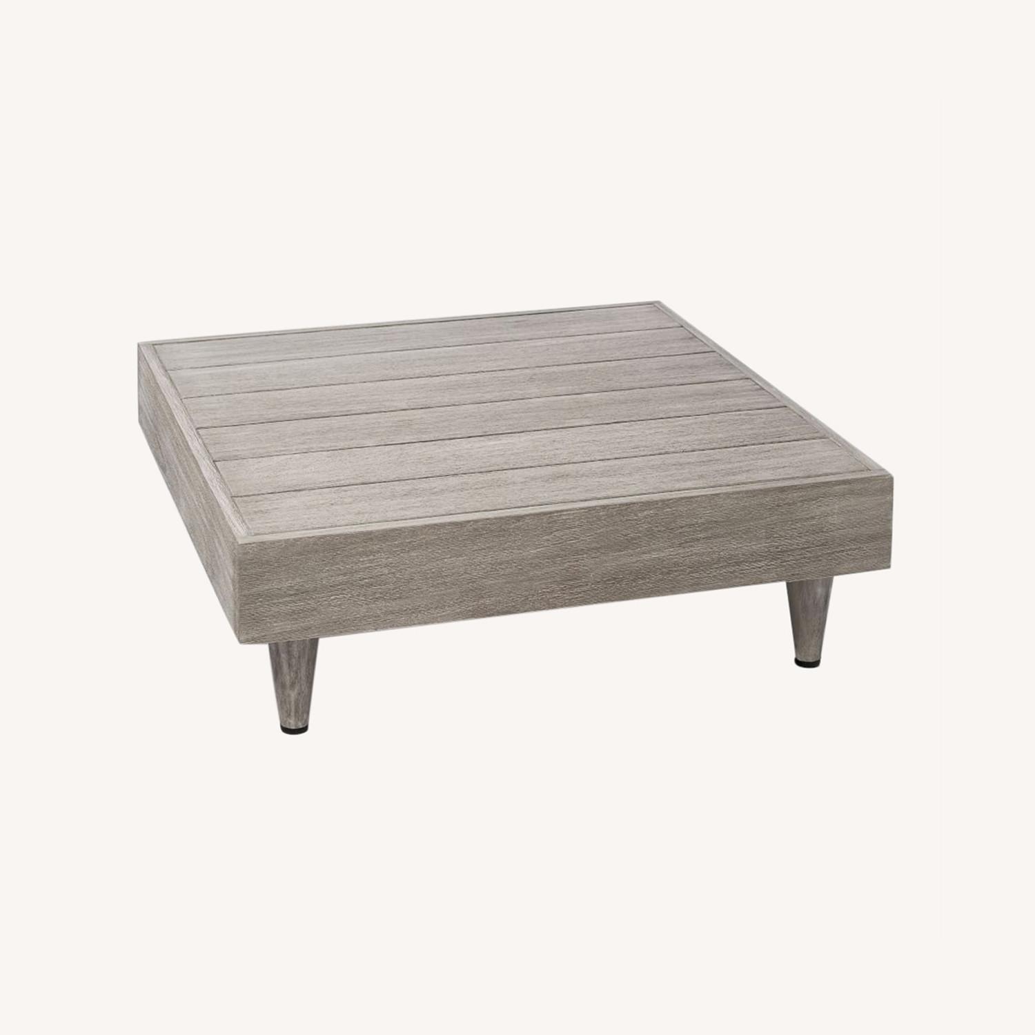 West Elm Portside Low Outdoor 31 in Square Coffee AptDeco