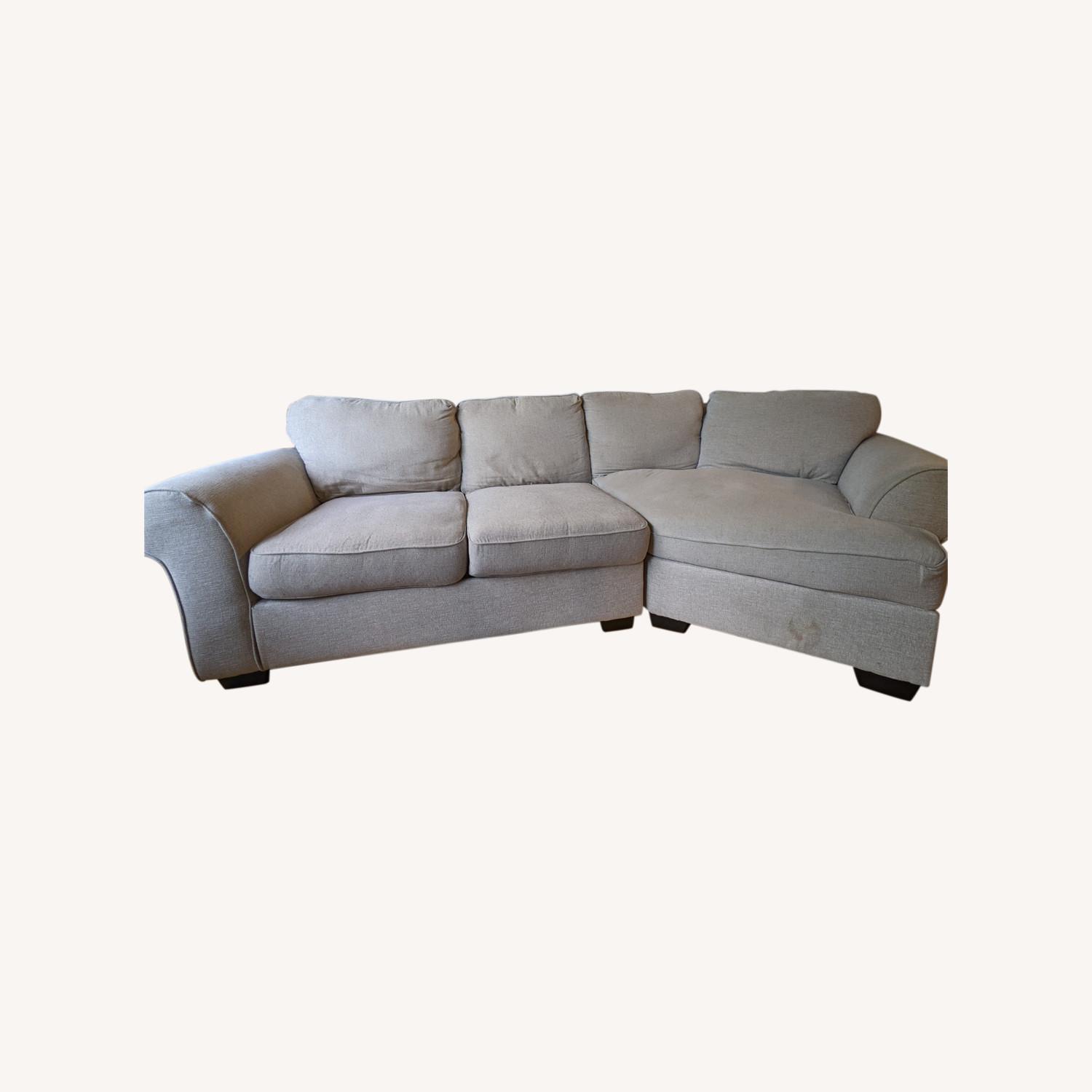 Ashley Sectional Sofa with Corner Cuddler AptDeco