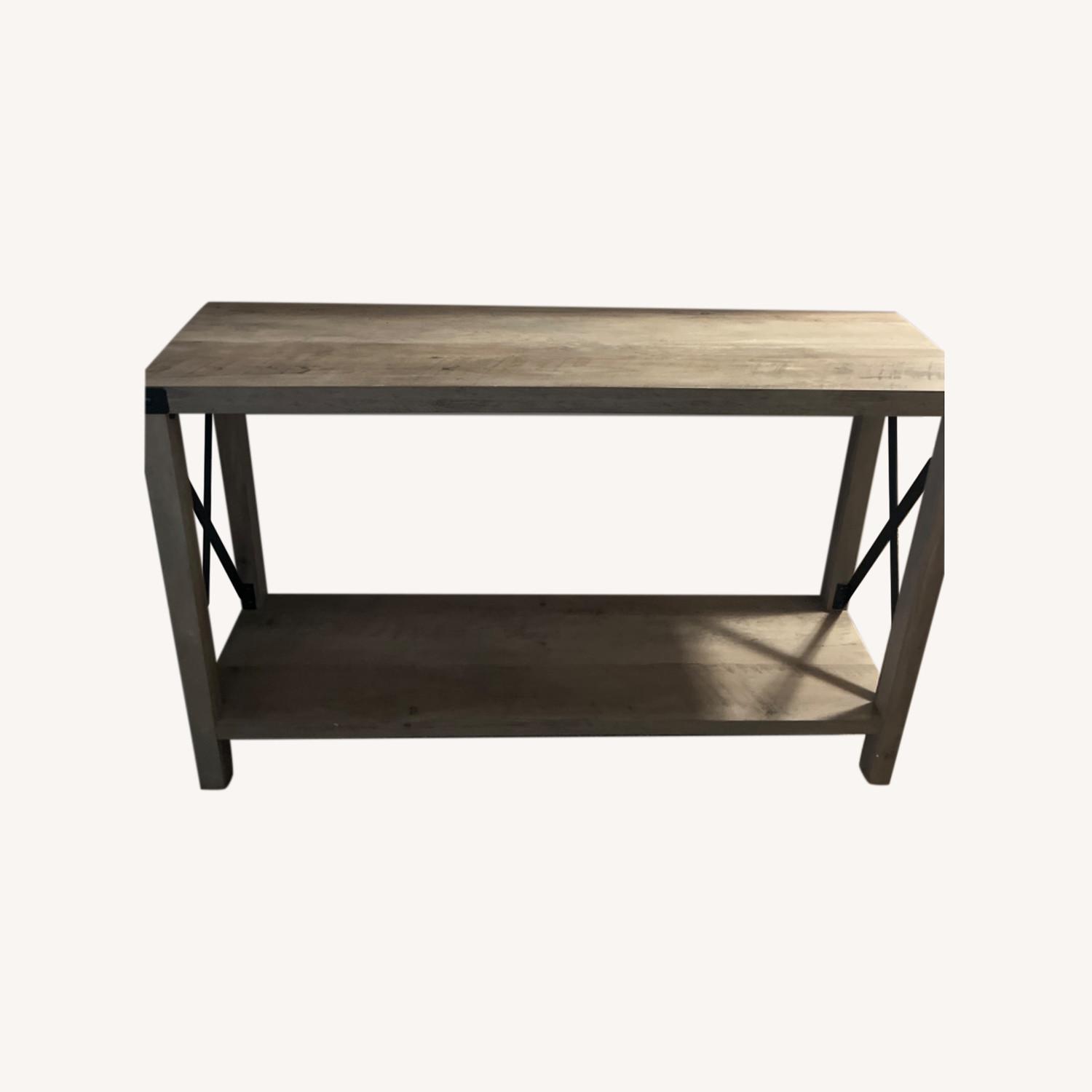 Macy's Petite Wooden Side Table AptDeco