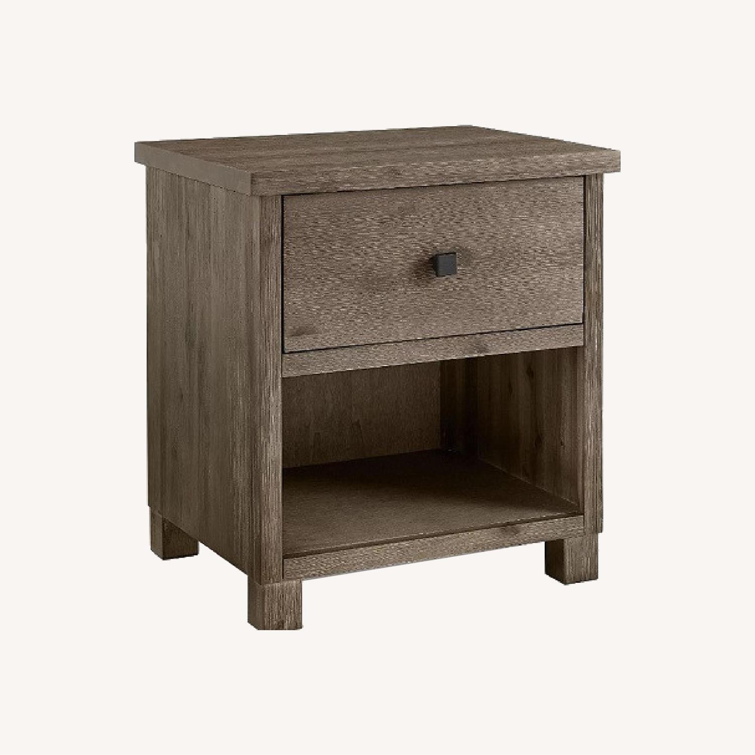 Macy's Wooden Bedside Table AptDeco