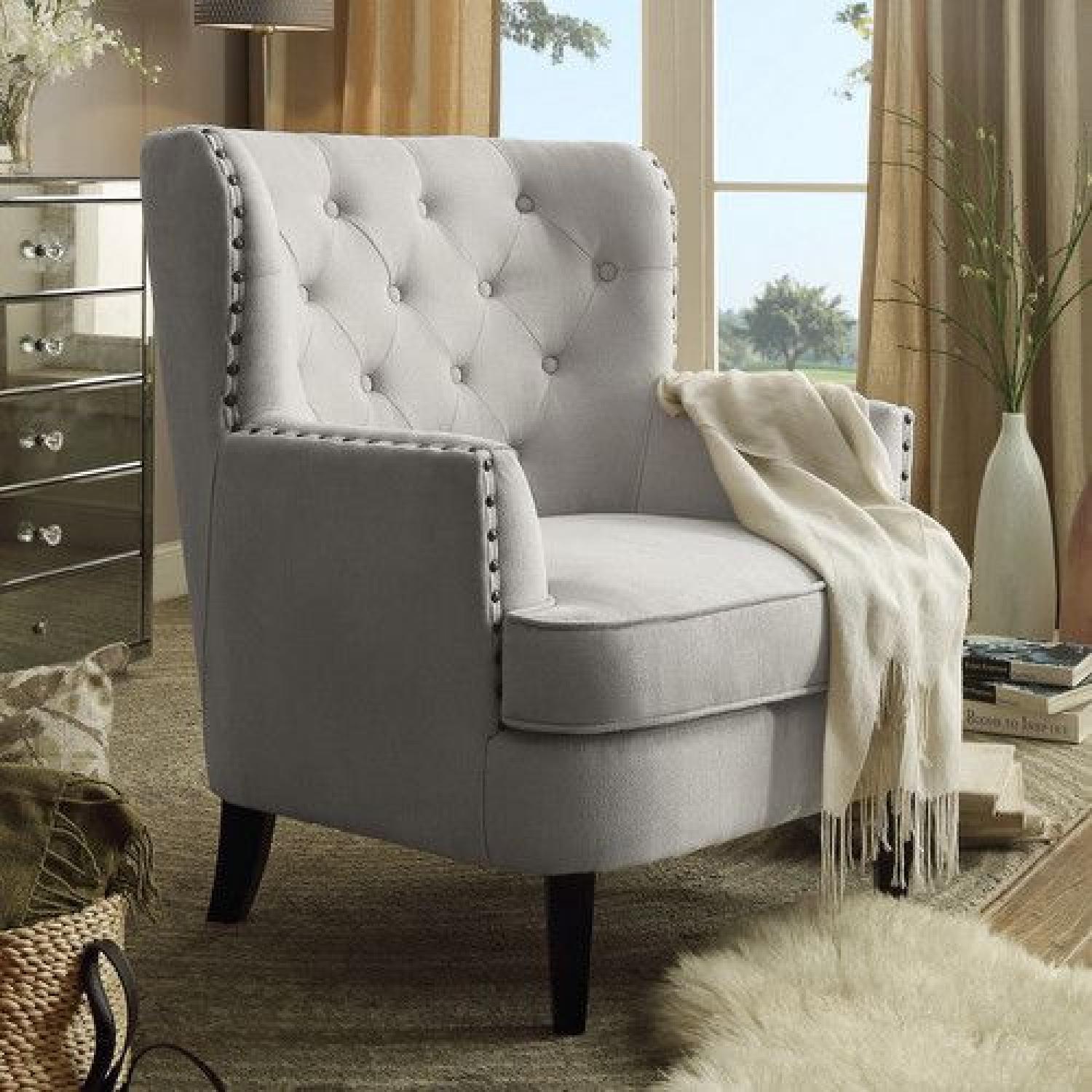 Home Styles Chrisanna Tufted Upholstered Club Chair - image-4