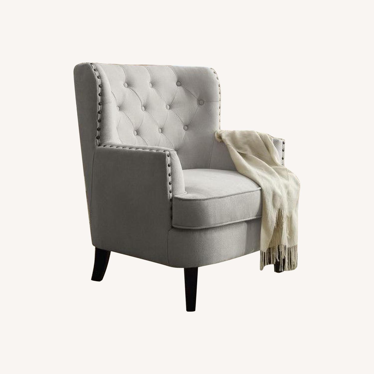 Home Styles Chrisanna Tufted Upholstered Club Chair AptDeco