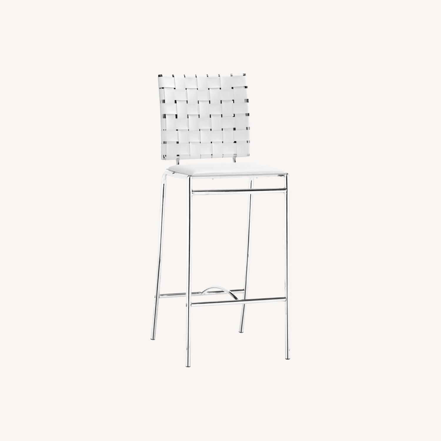 Zuo Modern Criss Cross Counter Chair AptDeco