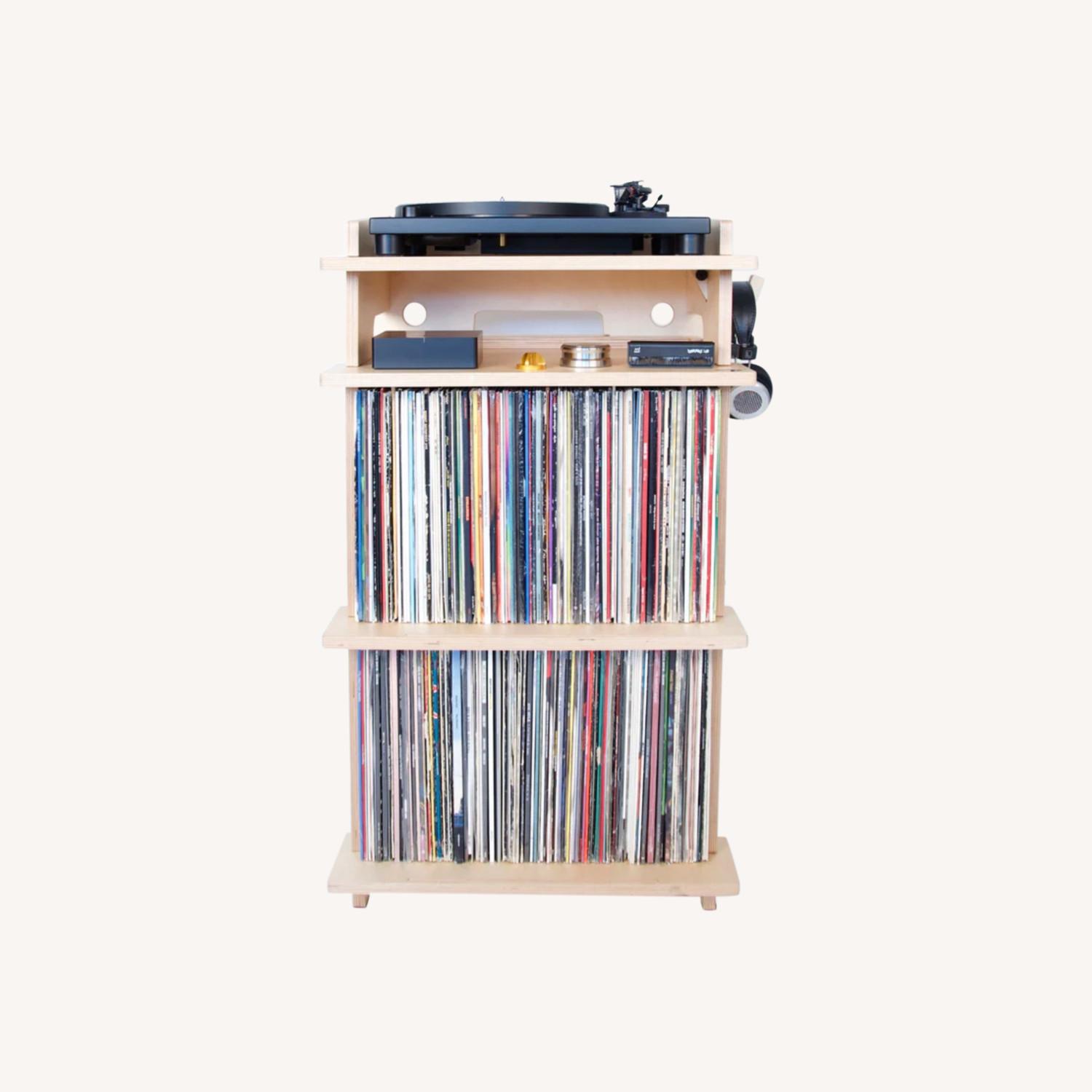 Line Phono Turntable Stand / Vinyl Record Storage - image-0