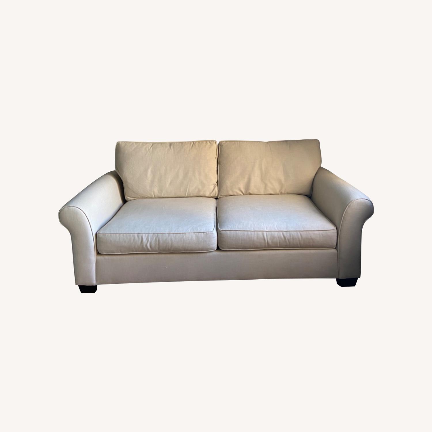 Pottery Barn Comfort Performance Fabric Couch - image-0
