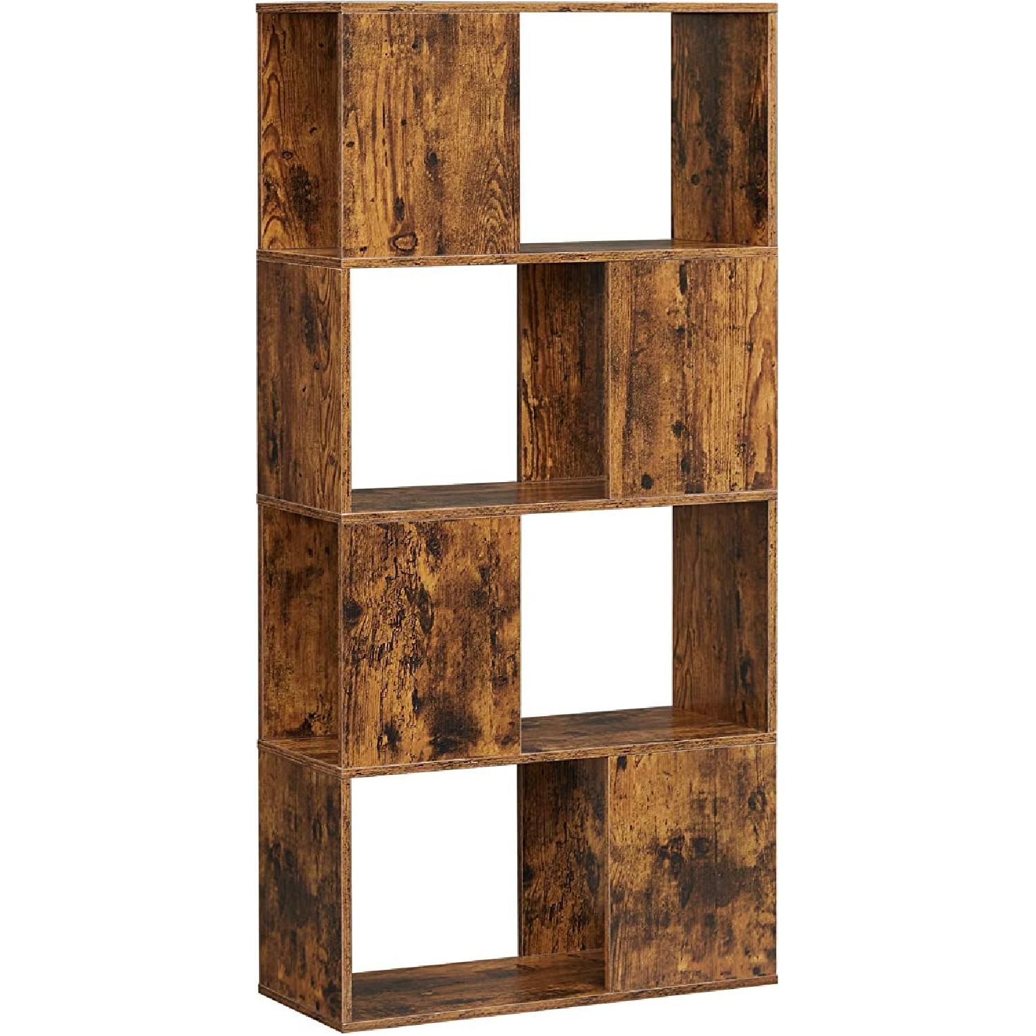 Rustic Brown Bookcase - image-3