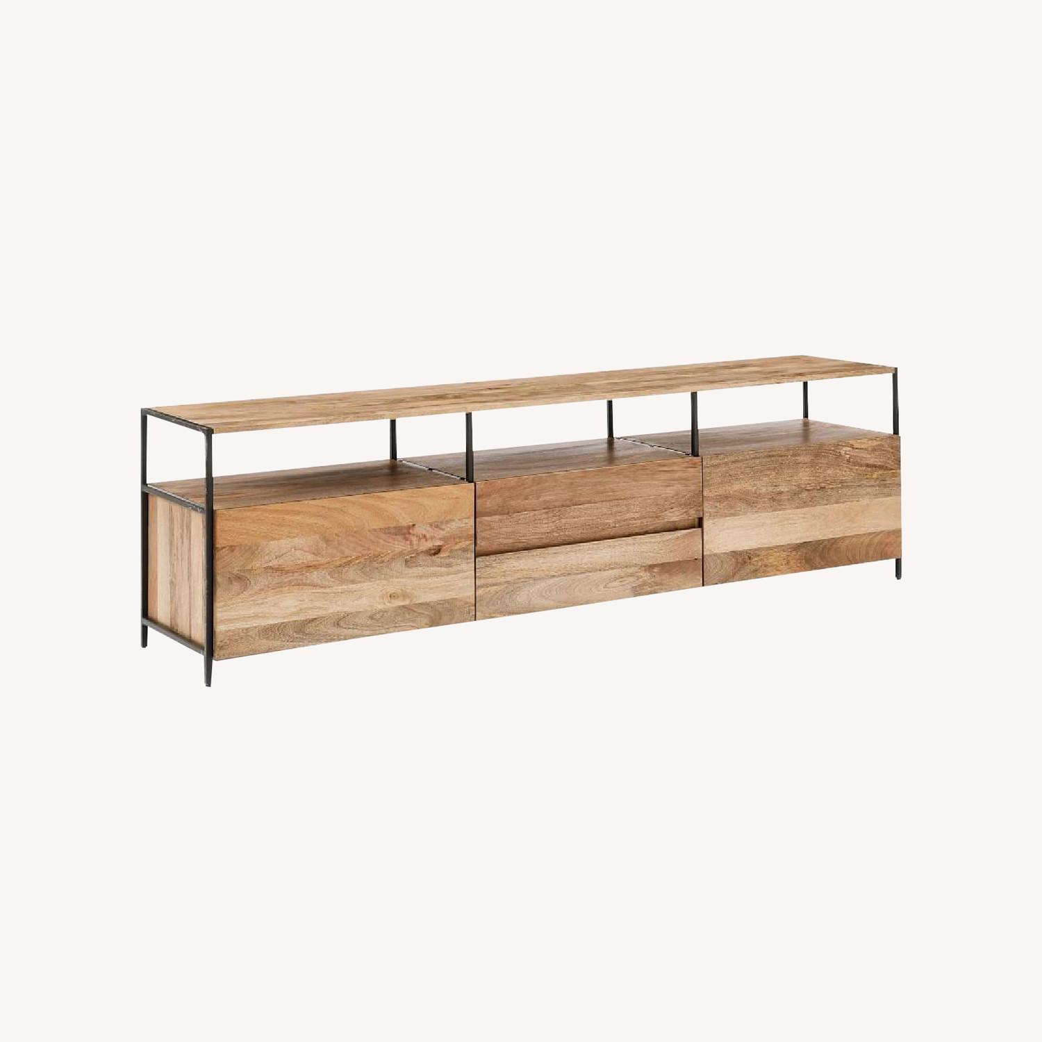 West Elm Industrial Storage Media Console (80") AptDeco