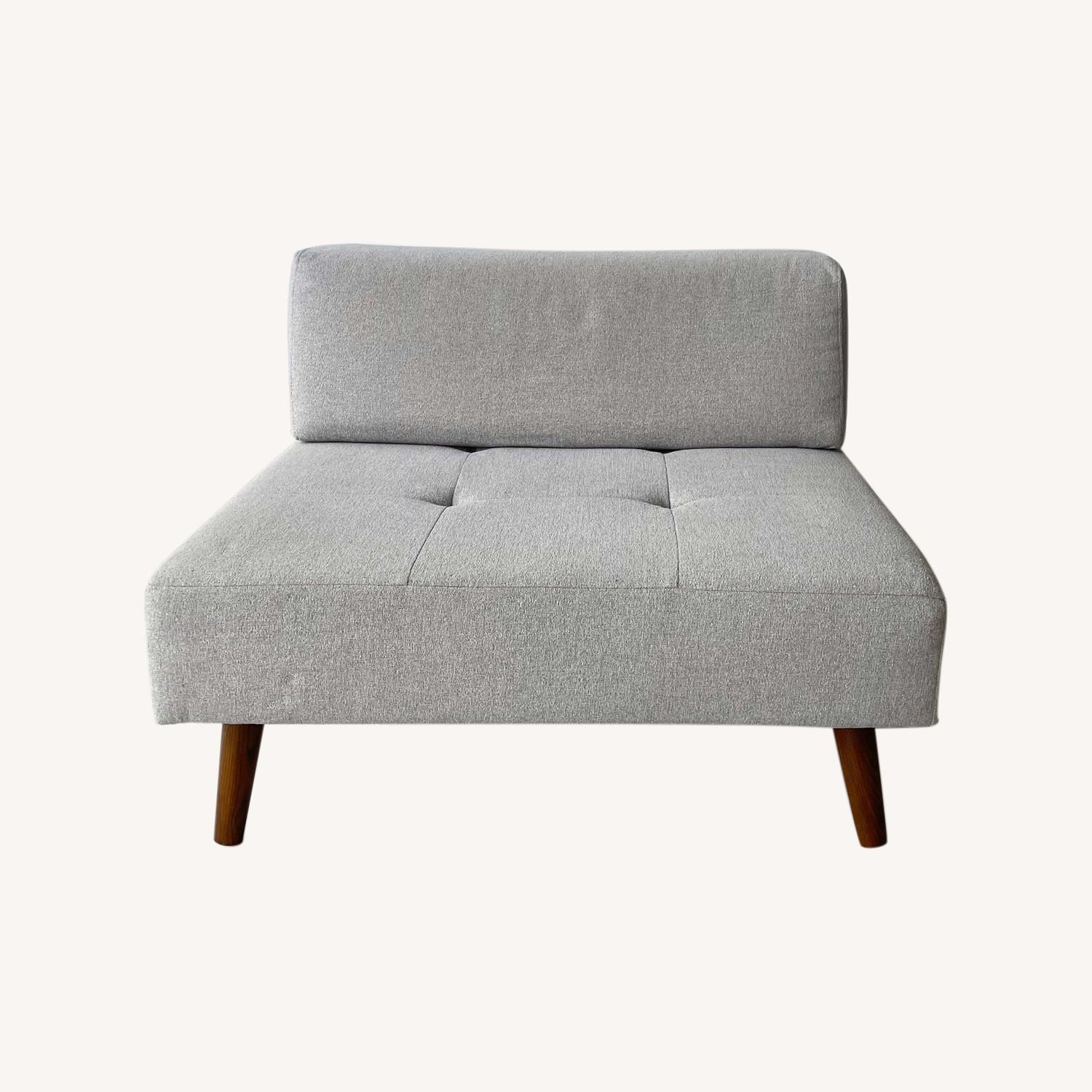 West Elm Tillary Ottoman + Couch - image-0
