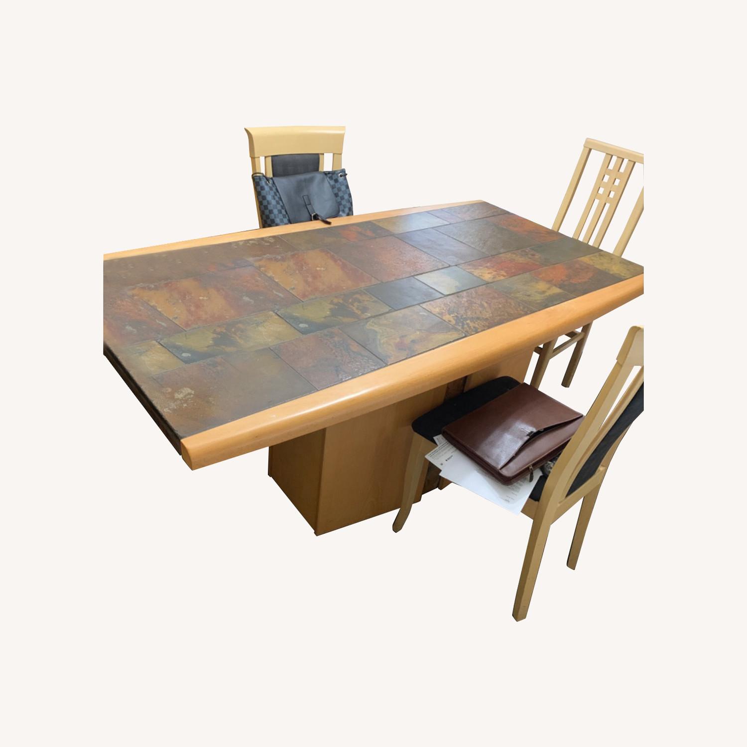 Table with Four Chairs - AptDeco