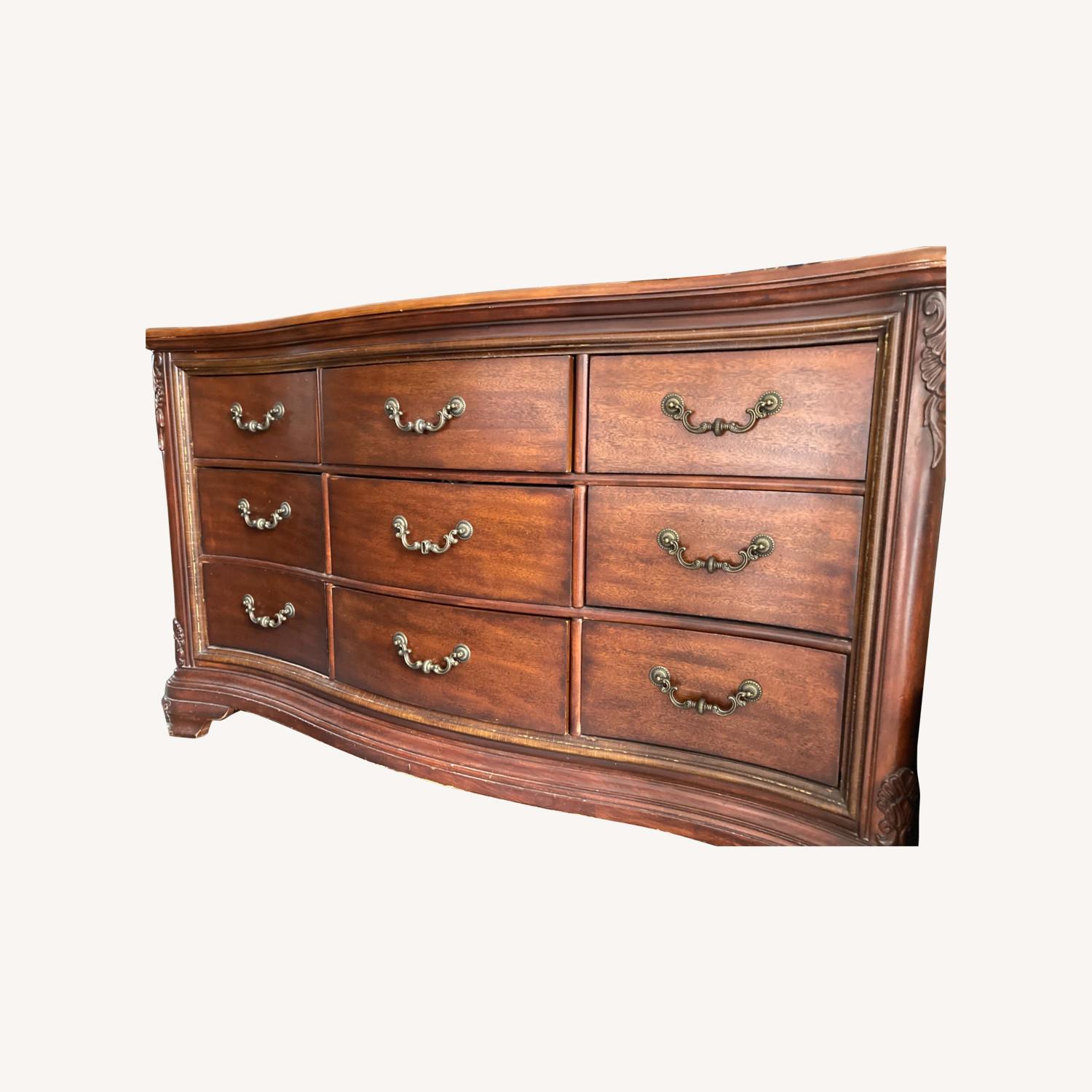 Macy's 9 Drawer Dresser with Mirror AptDeco