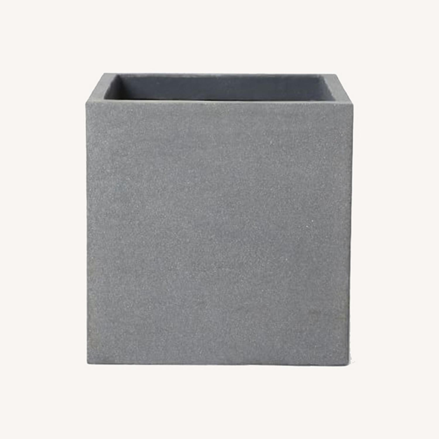 West Elm Cityscape Ficonstone Planter - image-0