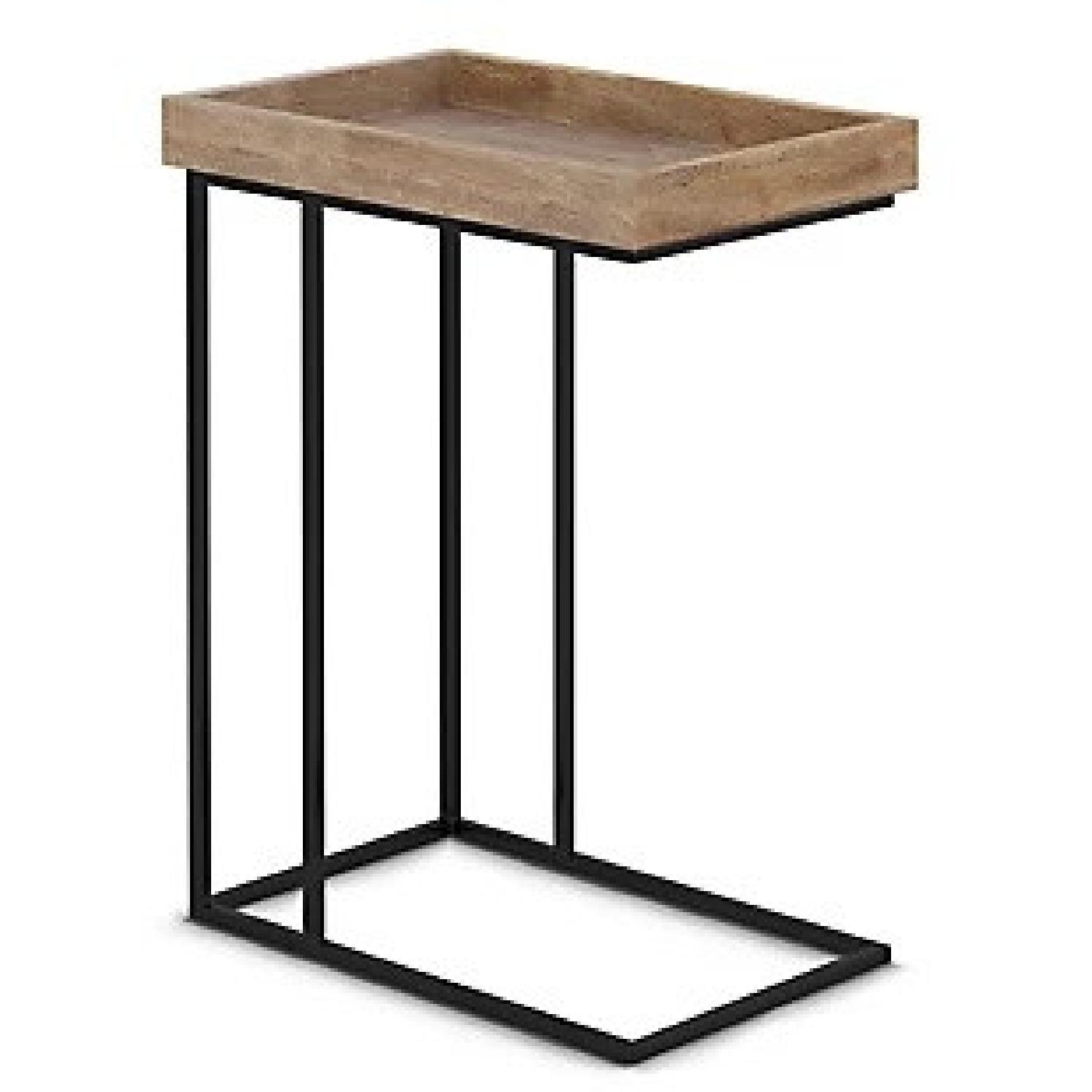 Ashley Furniture 18 Rectangle Solid Mango Wood Side Tables AptDeco