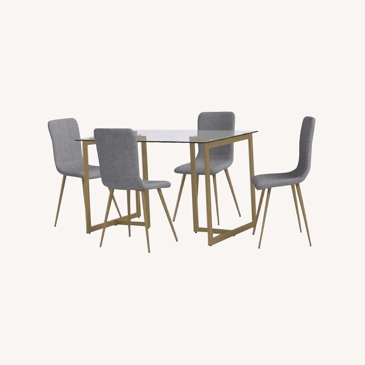 Wade Logan Glass Dining Set - AptDeco