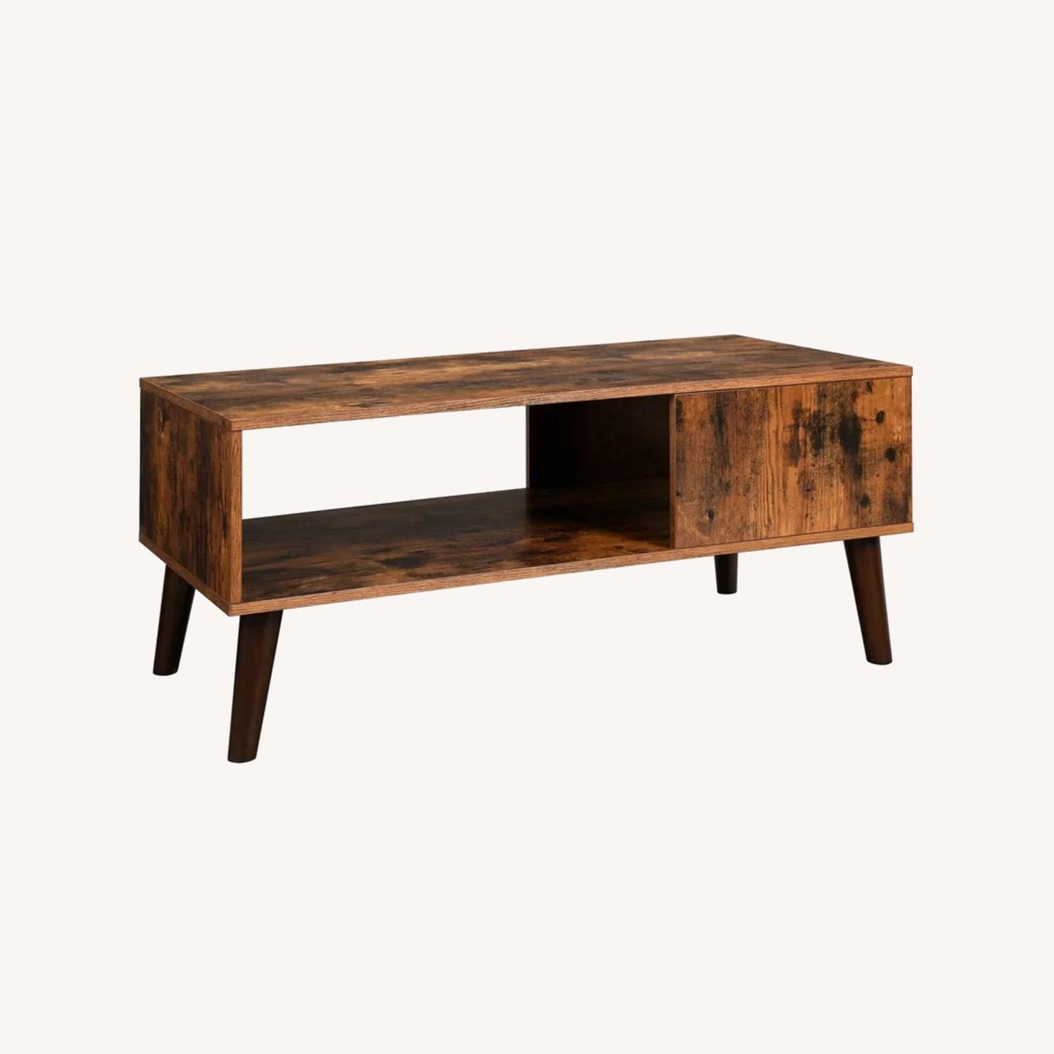 Wayfair 4 Legs Coffee Table with Storage - image-5
