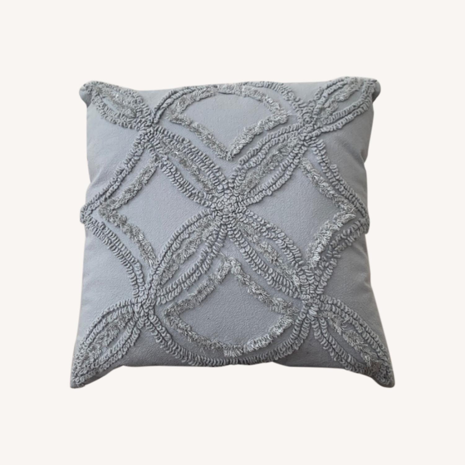 Peri Home Metallic Fringe Decorative Pillow AptDeco