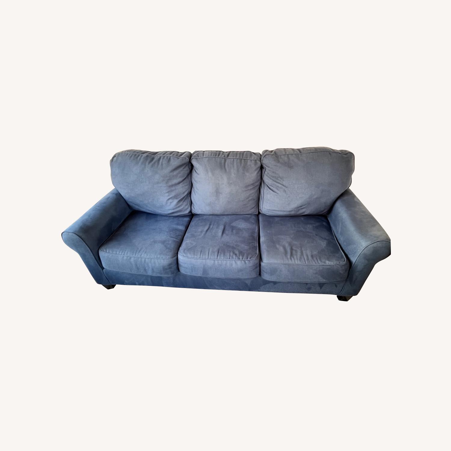 Ashley Furniture Blue Sofa - image-0