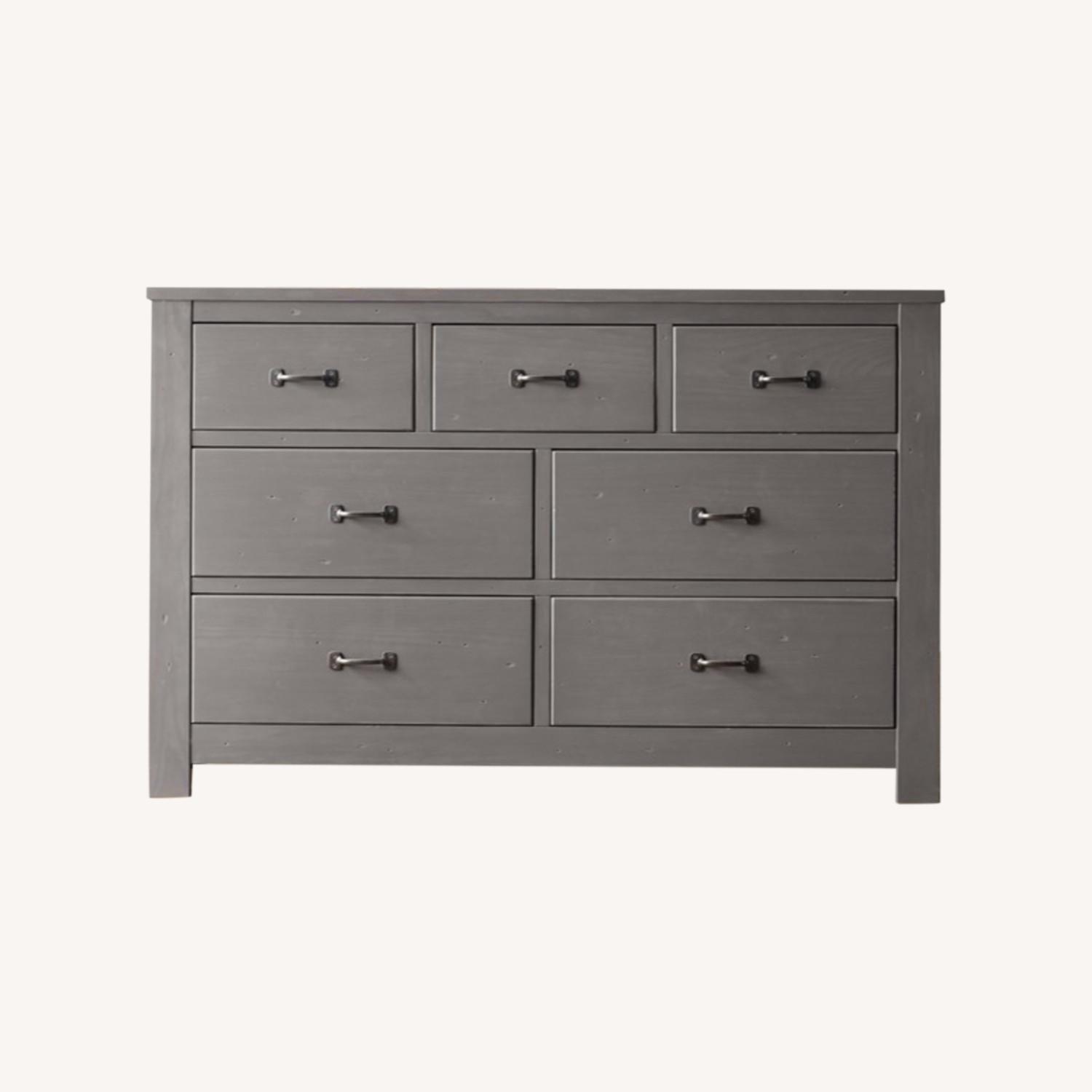 Restoration Hardware Kenwood Dresser in Rustic Grey - AptDeco