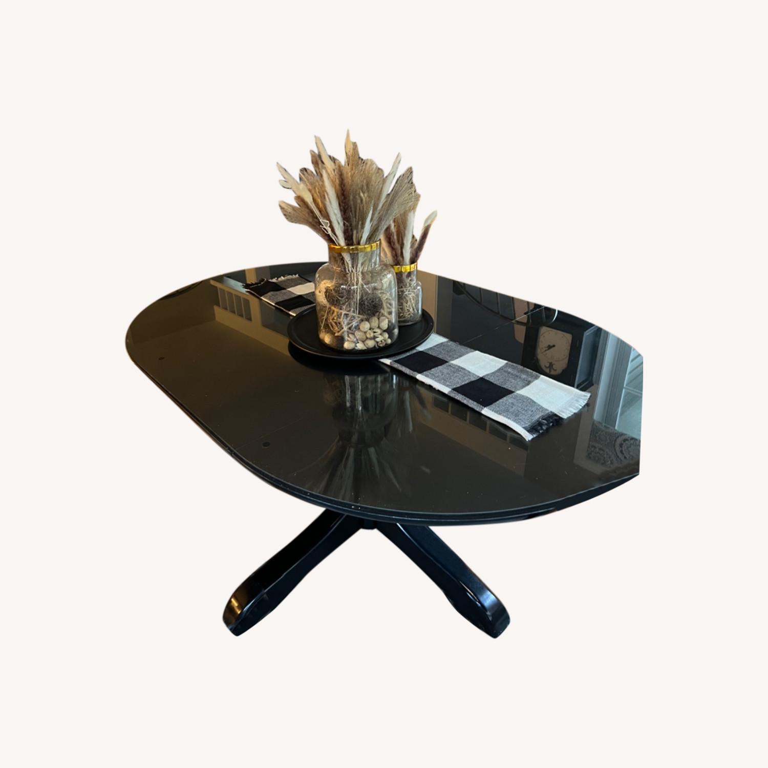 Pottery Barn Black Dining Table AptDeco