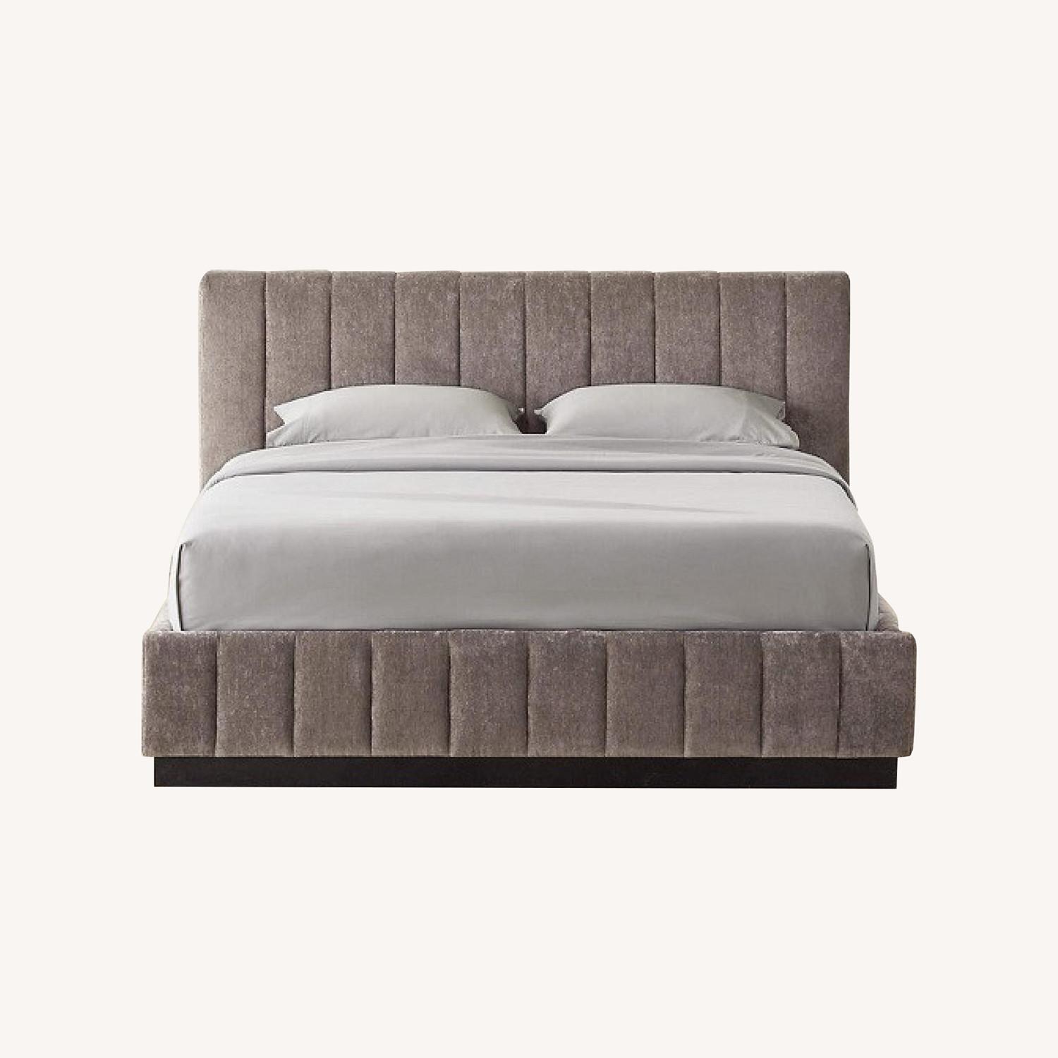 Cb2 Forte Grey Queen Bed - image-0