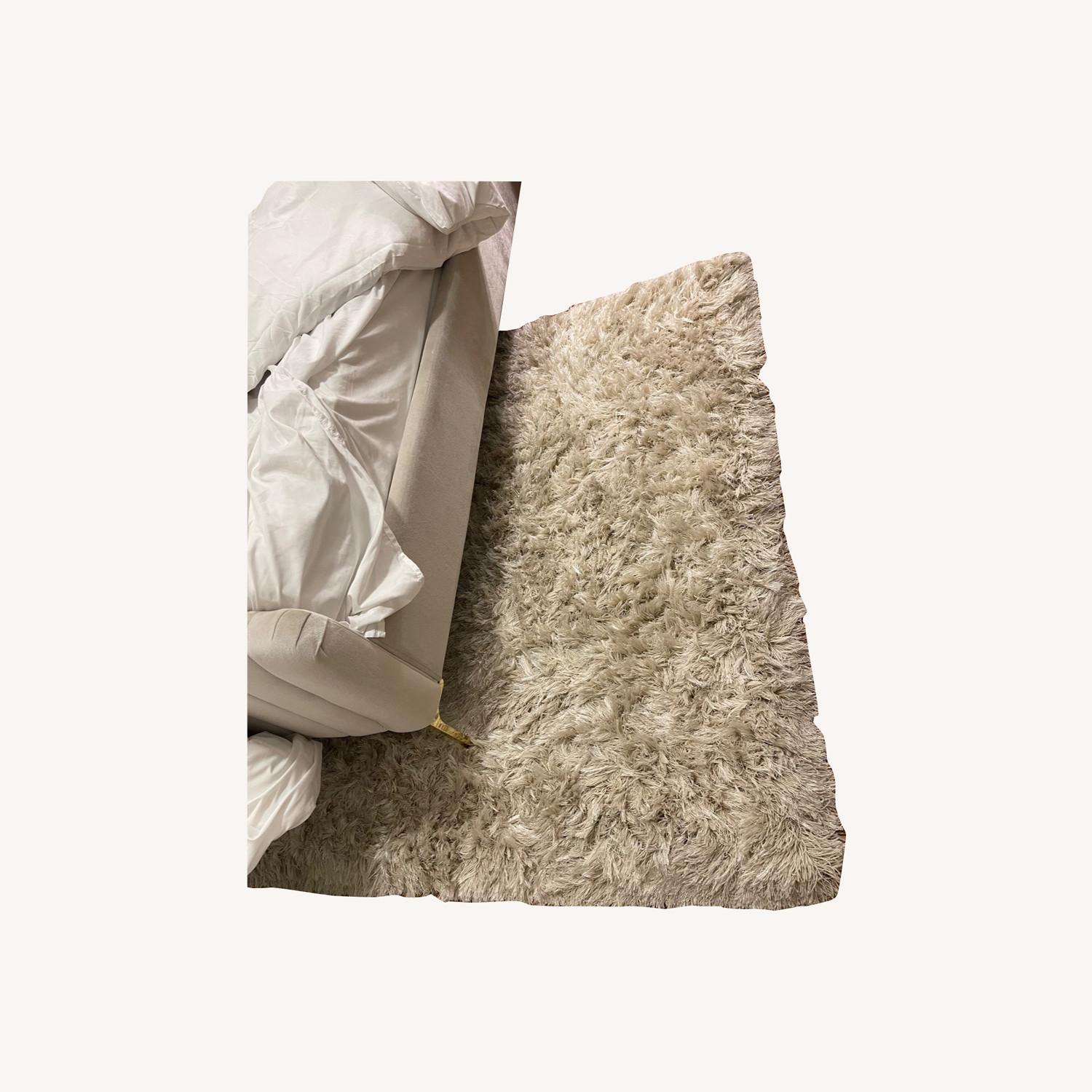 Wayfair Ivory Shag Area Rug - image-0