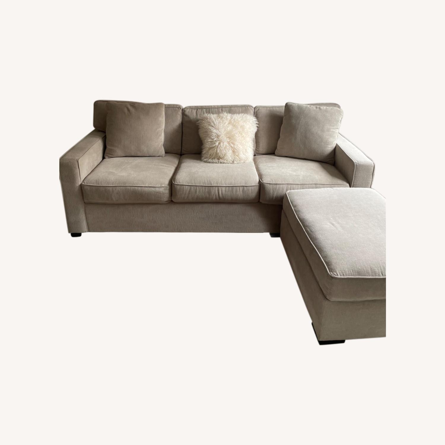 Macy's Radley Sofa + Ottoman AptDeco