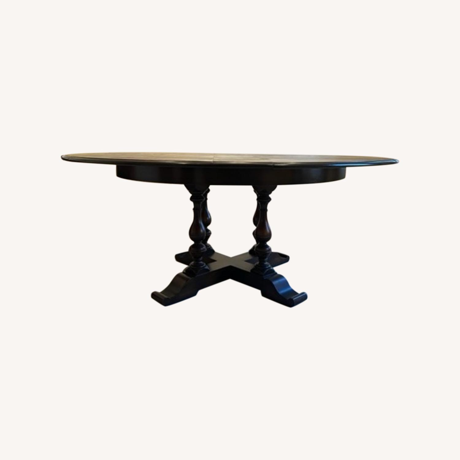 Solid Walnut Dining Table expands from 54" to 70" AptDeco