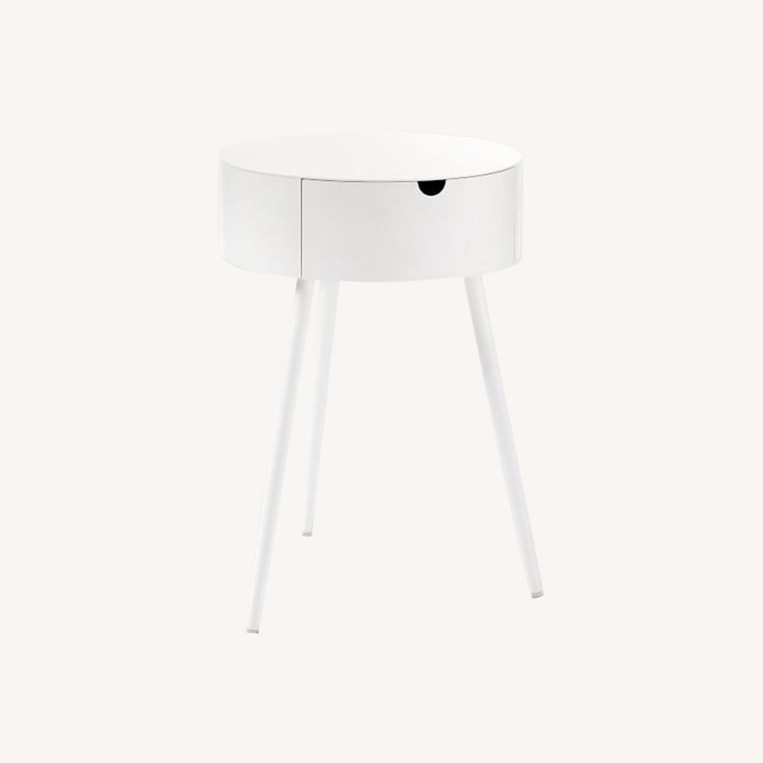 West Elm Mitzi Nightstand (White) AptDeco