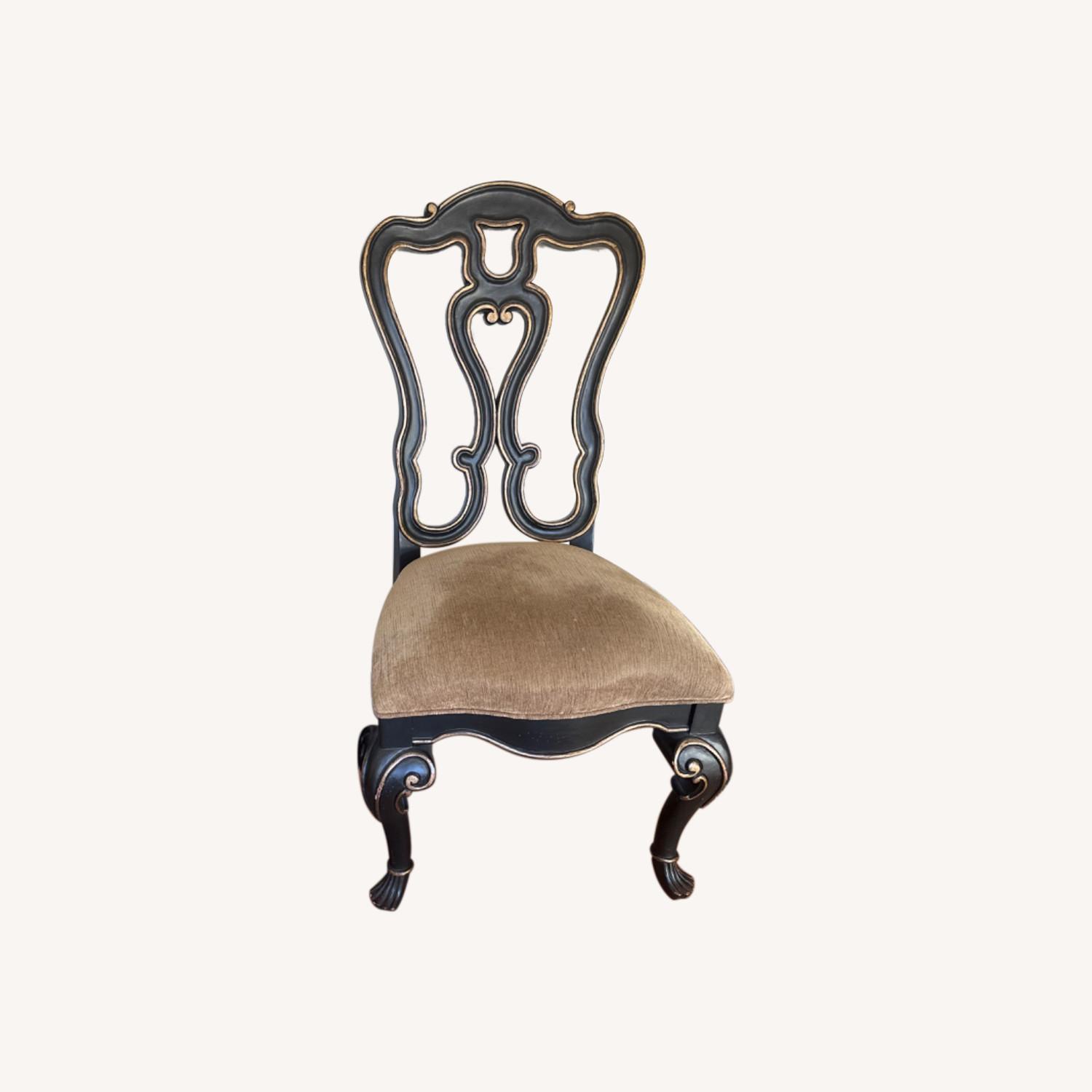 Stanley Furniture French Black Dining Chairs AptDeco