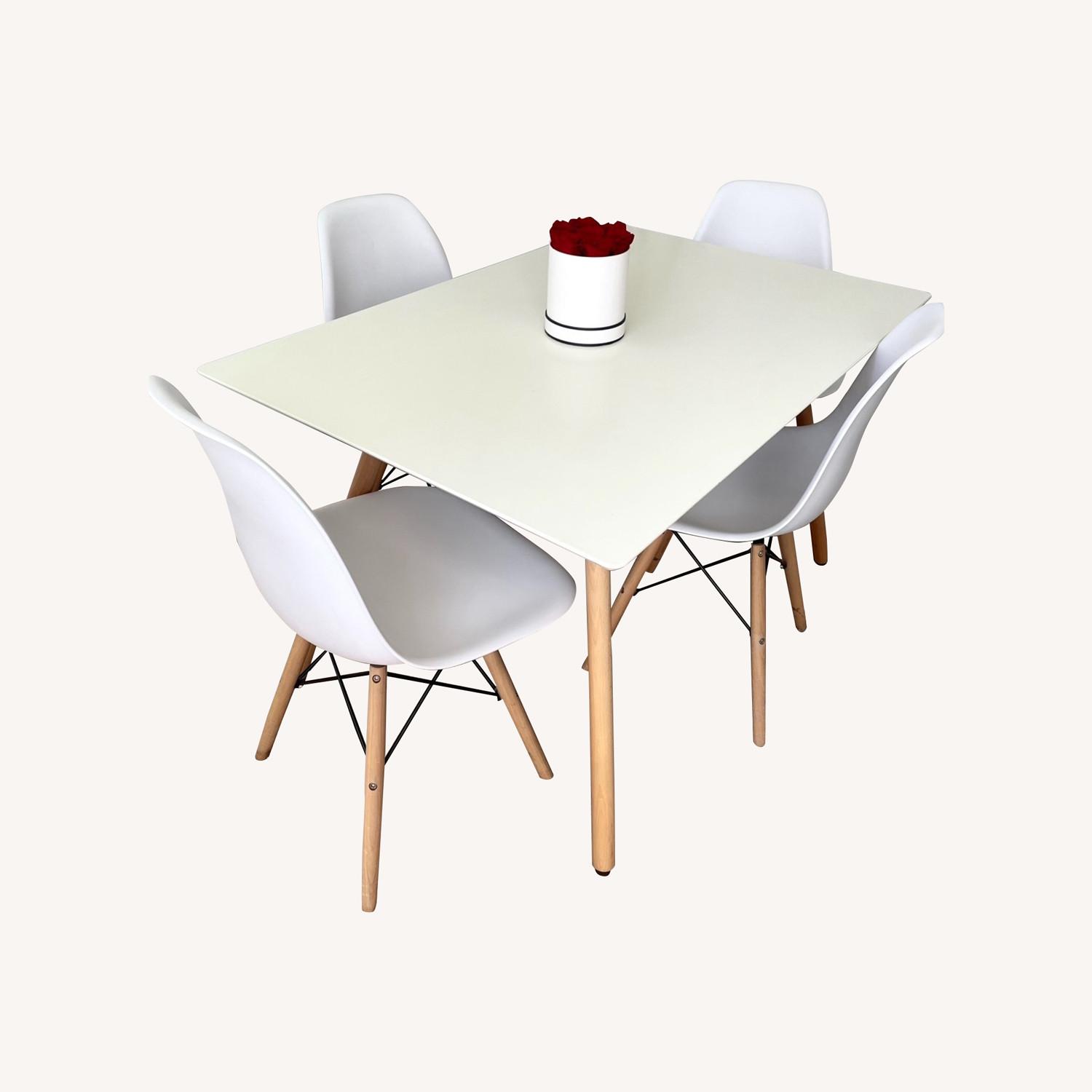 Wayfair Elegant White Dining Room Table - image-0