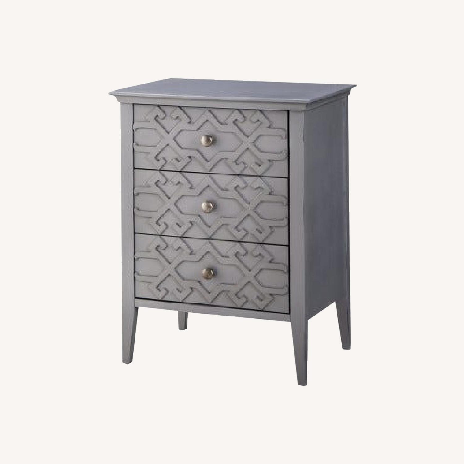 Target Threshold Fretwork Nightstand Side Table AptDeco