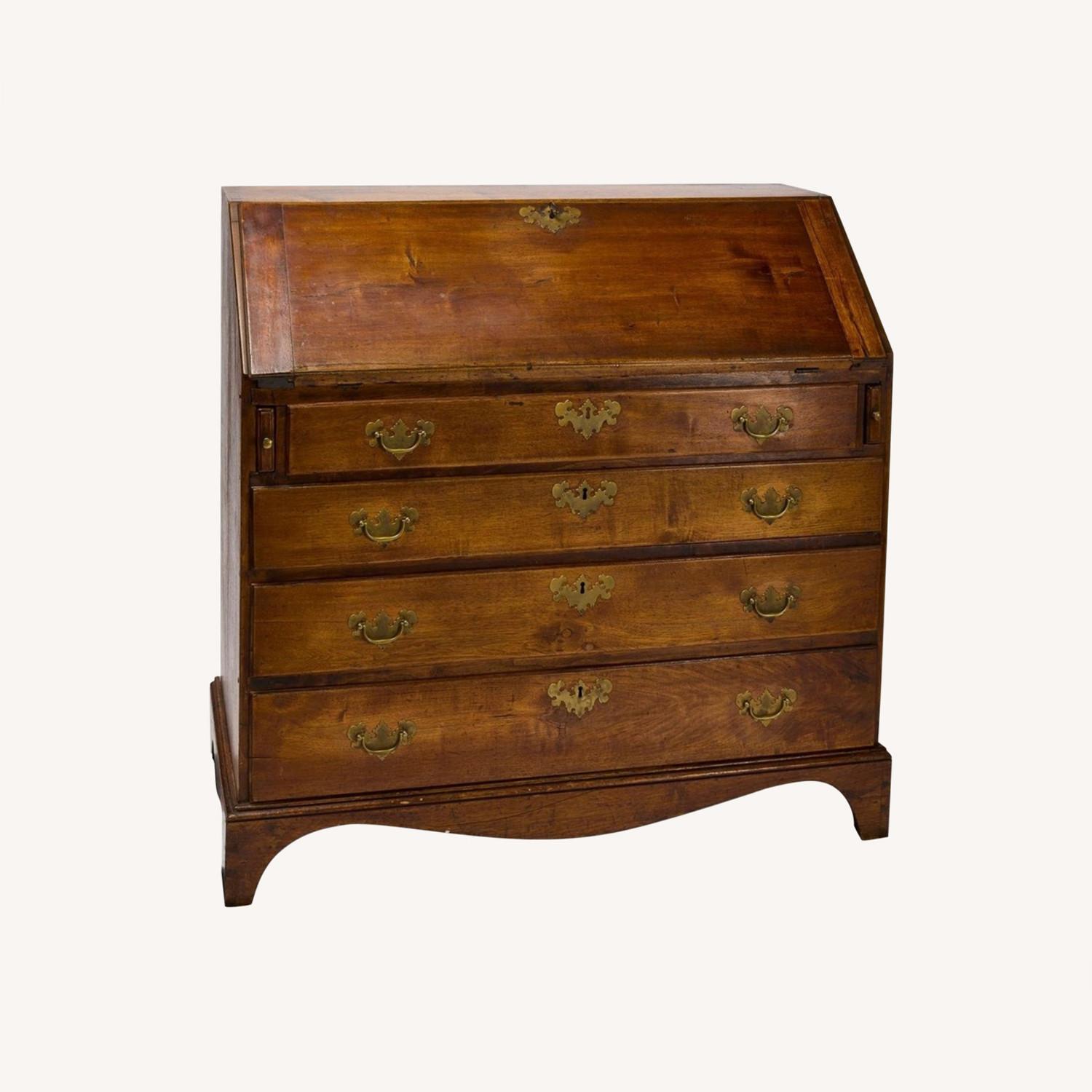 Antique Slant Front Desk - image-0