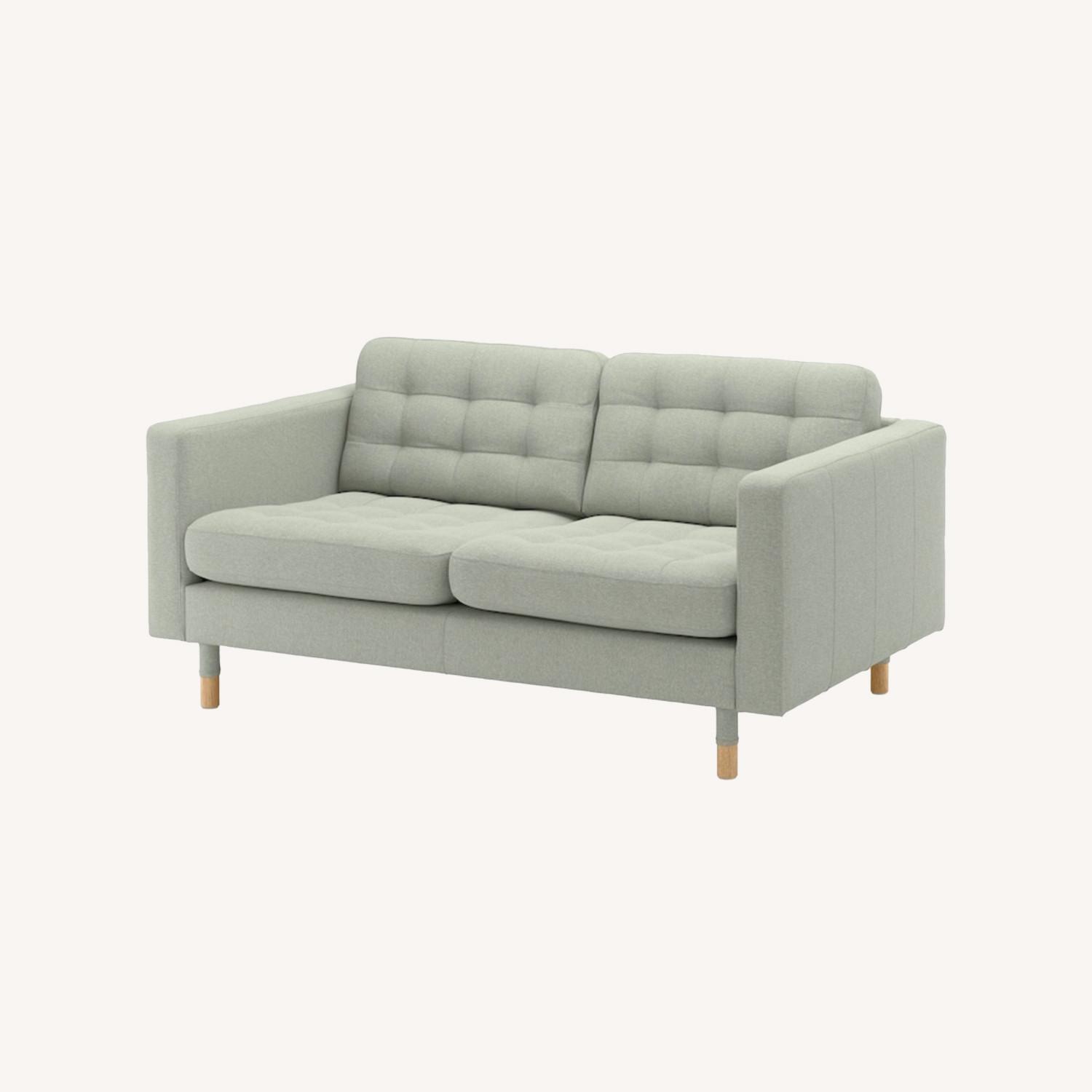 IKEA Light Green Loveseat - image-0
